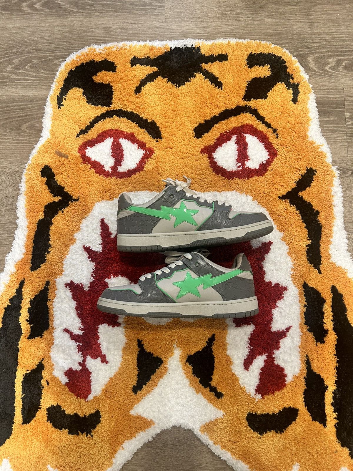 image of Bape S8Sta Shoes in Grey, Men's (Size 9)