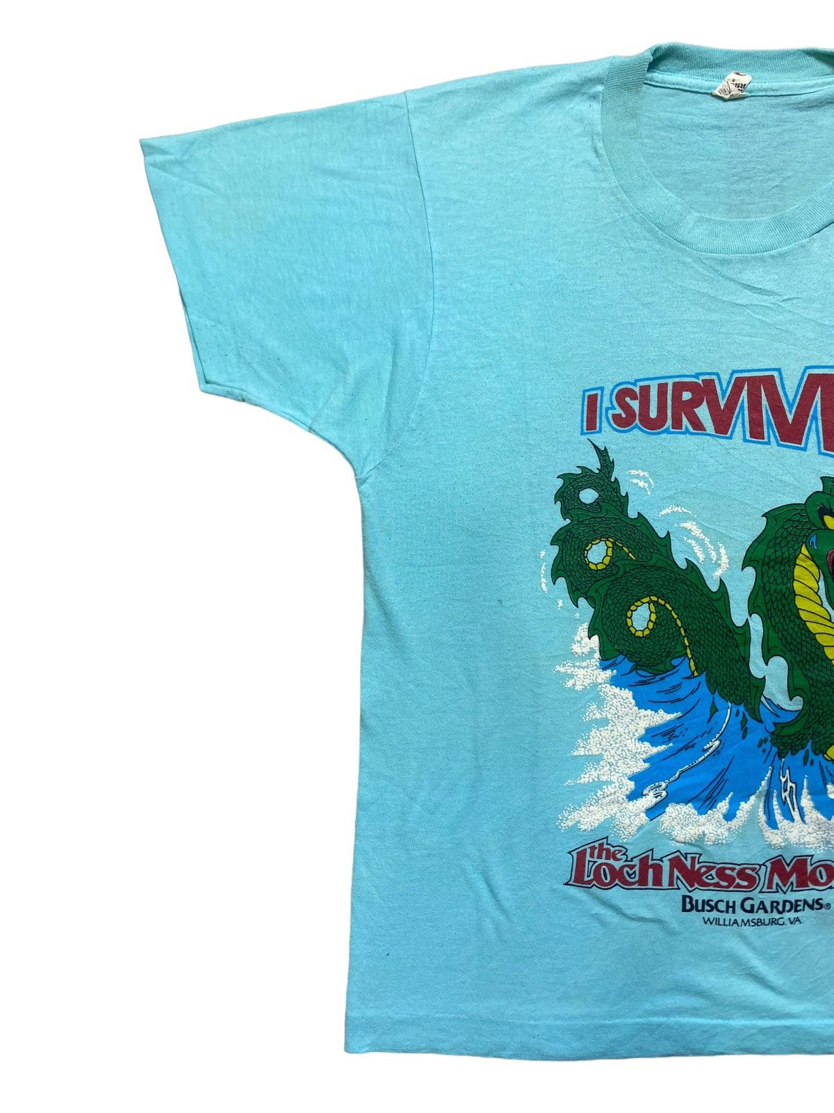 Other VINTAGE I SURVIVED THE LOCHNESS MONSTER BUSCH GARDEN TEE Size US S / EU 44-46 / 1 - 3 Thumbnail