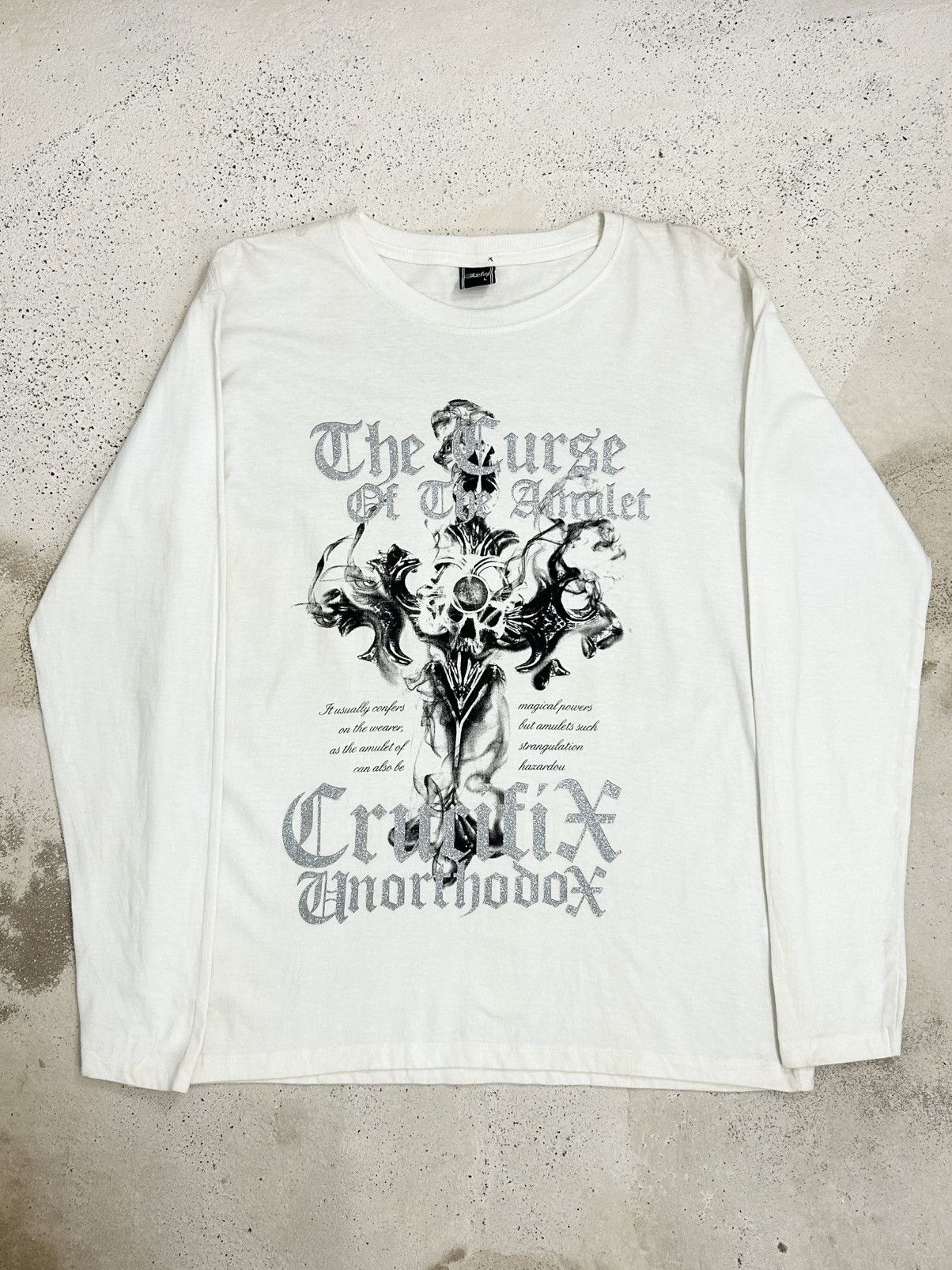 Affliction Zeck Japan AFFLICTION Style The Curse Of The Amalet Crufiti Size US M / EU 48-50 / 2 - 2 Thumbnail