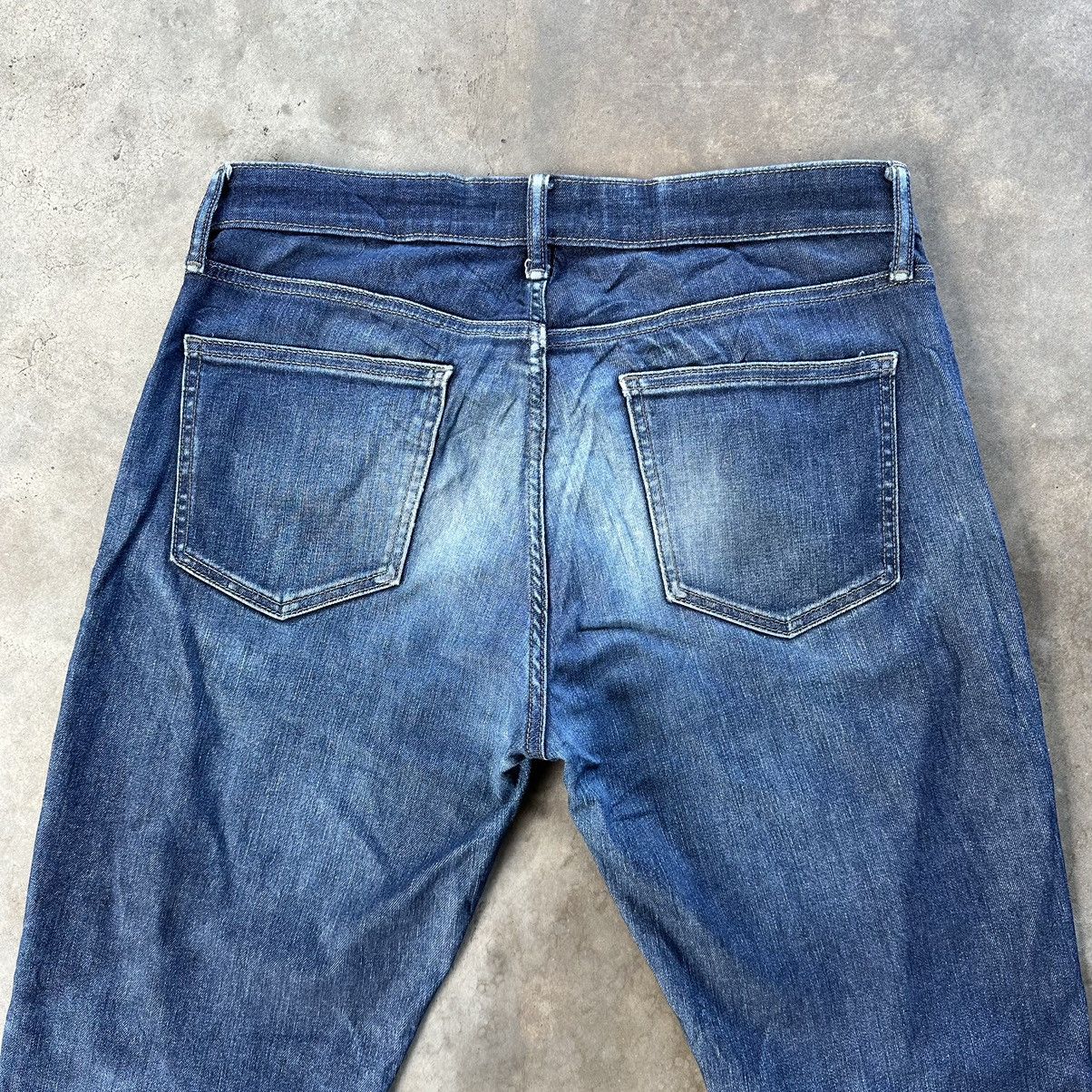 Japanese Brand Vintage Japanese Faded Distressed Jean Denim Pant Size US 33 - 11 Thumbnail