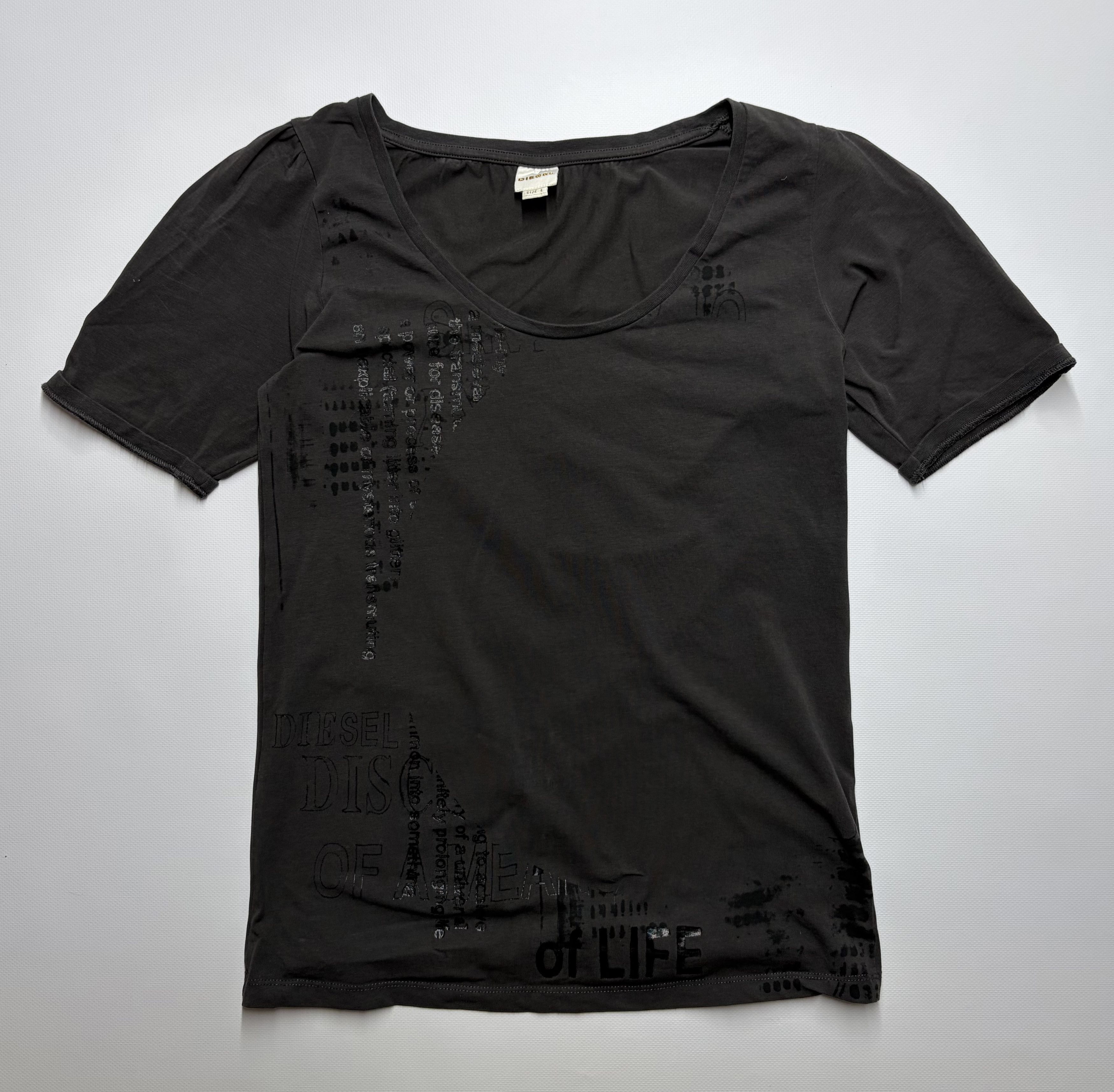 Diesel Diesel Women's Printed T-Shirt Size L / US 10 / IT 46 - 1 Thumbnail