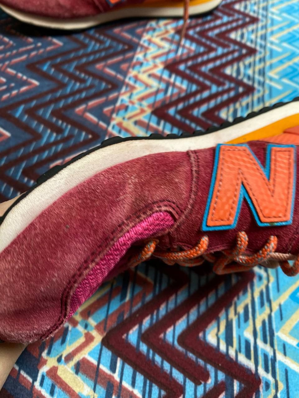 New Balance Low-Top Sneakers New Balance big logo Vintage Streetwear Y2K Size US 6.5 / IT 36.5 - 3 Thumbnail