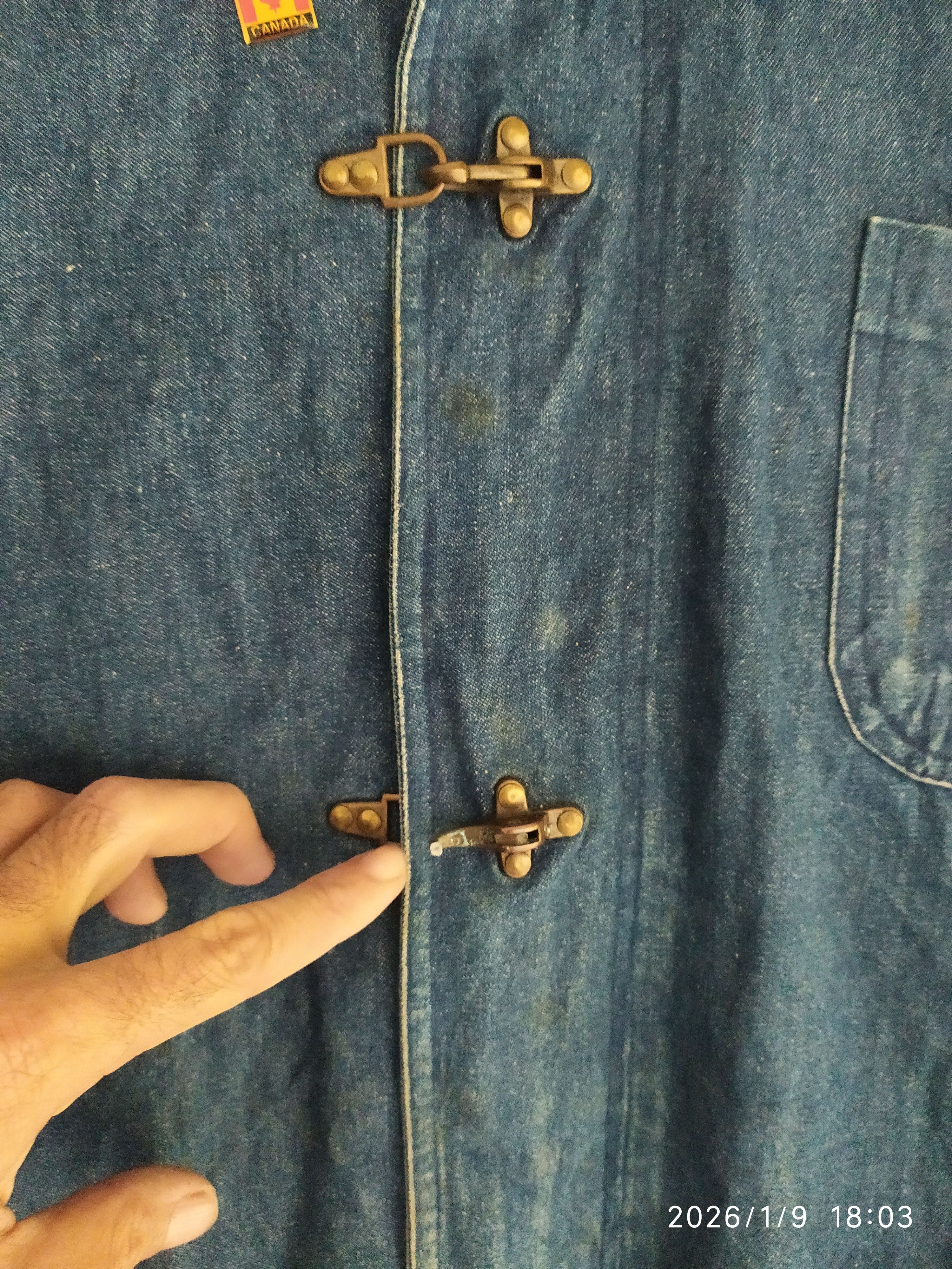 Japanese Brand Rare Desigm Vintage Japanese Brand Denim Jacket Size US L / EU 52-54 / 3 - 5 Thumbnail