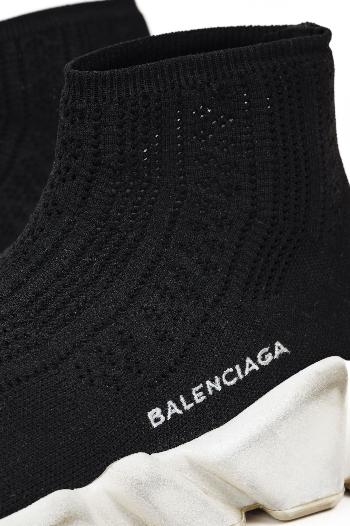 Balenciaga Balenciaga Speed Black Knit Sock Sneakers Size US 8.5 / IT 38.5 - 7 Thumbnail