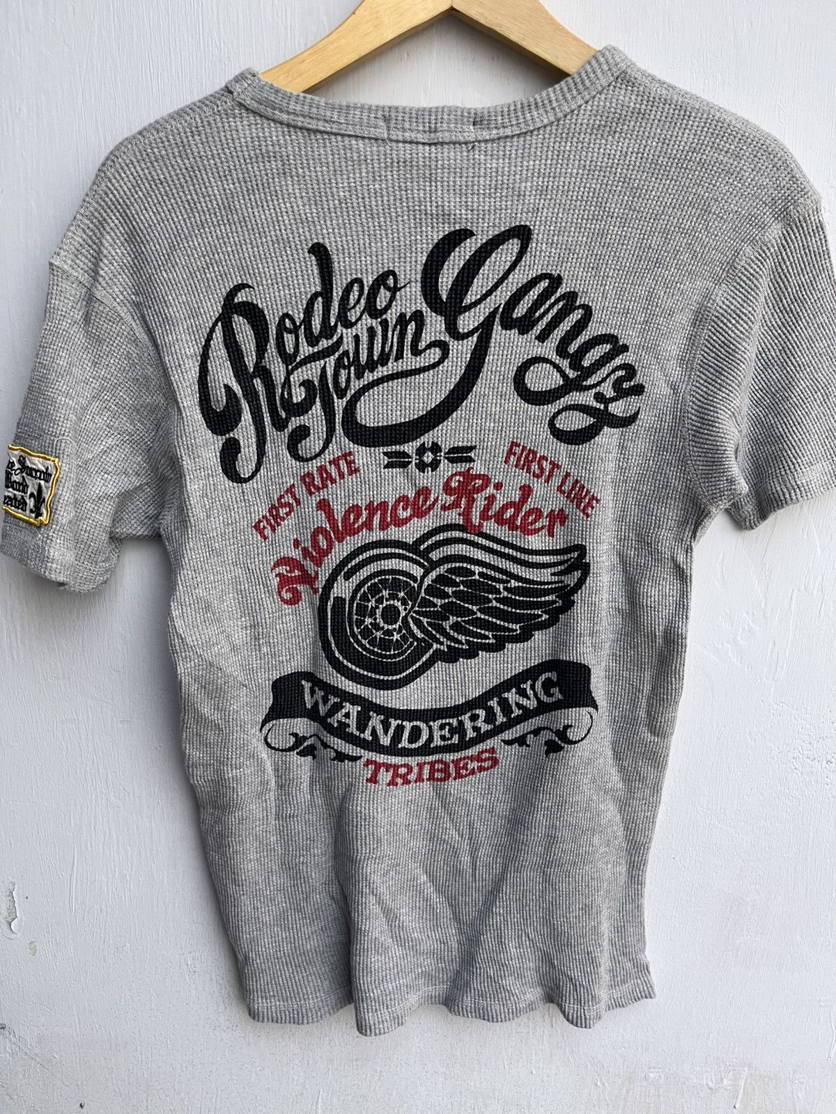 Yasuyuki Ishii Bullet Noise Poem Gohtic Motorcycle Tee Punk Y2K Size US S / EU 44-46 / 1 - 2 Thumbnail