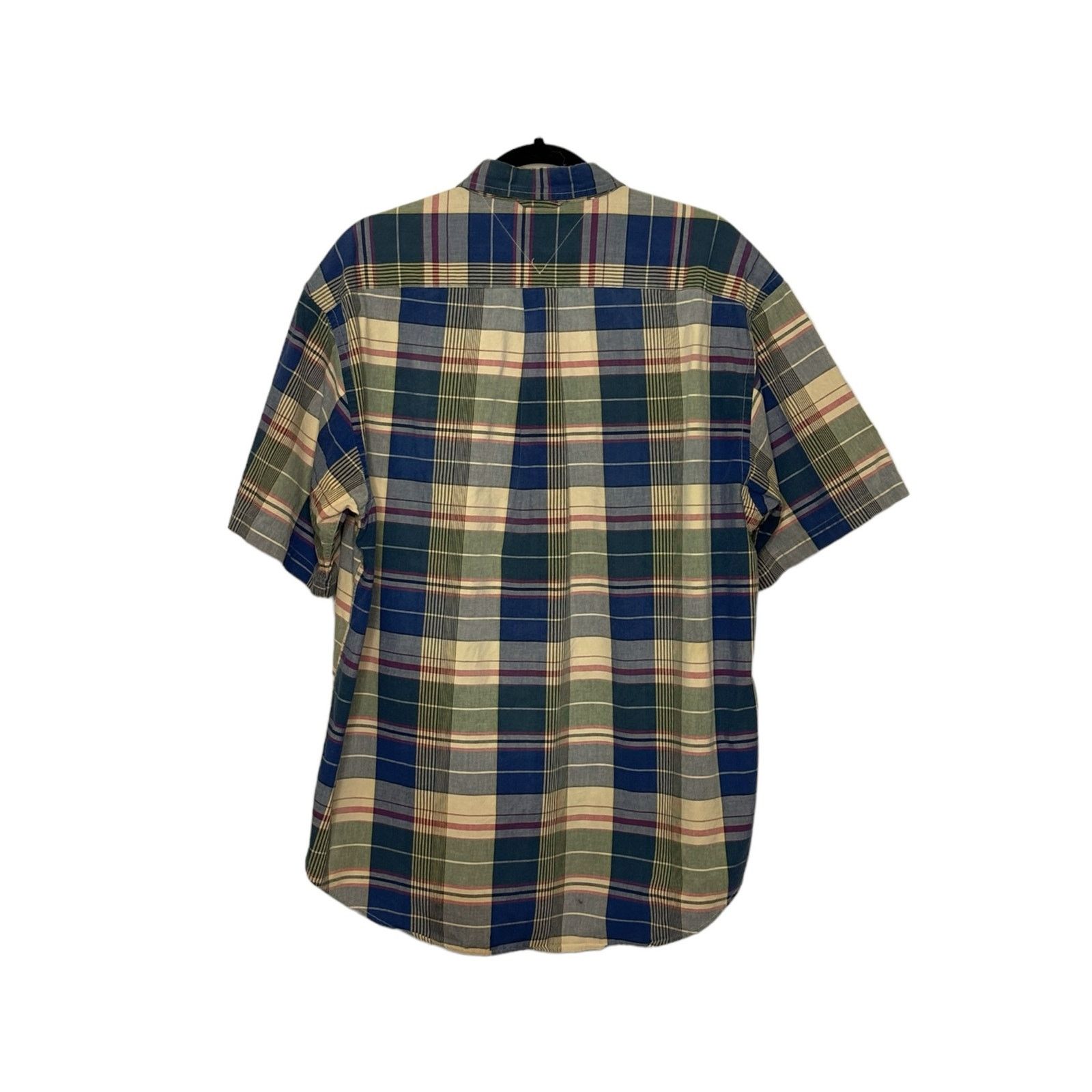 Tommy Hilfiger Tommy Hilfiger plaid short sleeves button men shirts size L Size US L / EU 52-54 / 3 - 7 Thumbnail