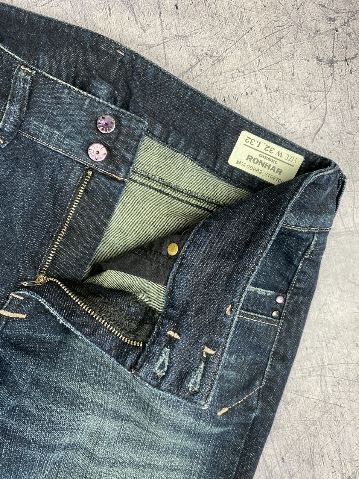 Diesel × Vintage Vintage Y2K Diesel Denim Jeans Size W32 Size 32" / US 10 / IT 46 - 12 Thumbnail