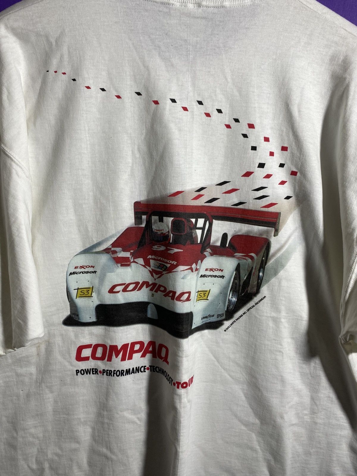 Vintage Vintage 90s Microsoft Compaq tech t-shirt Size US XL / EU 56 / 4 - 3 Thumbnail