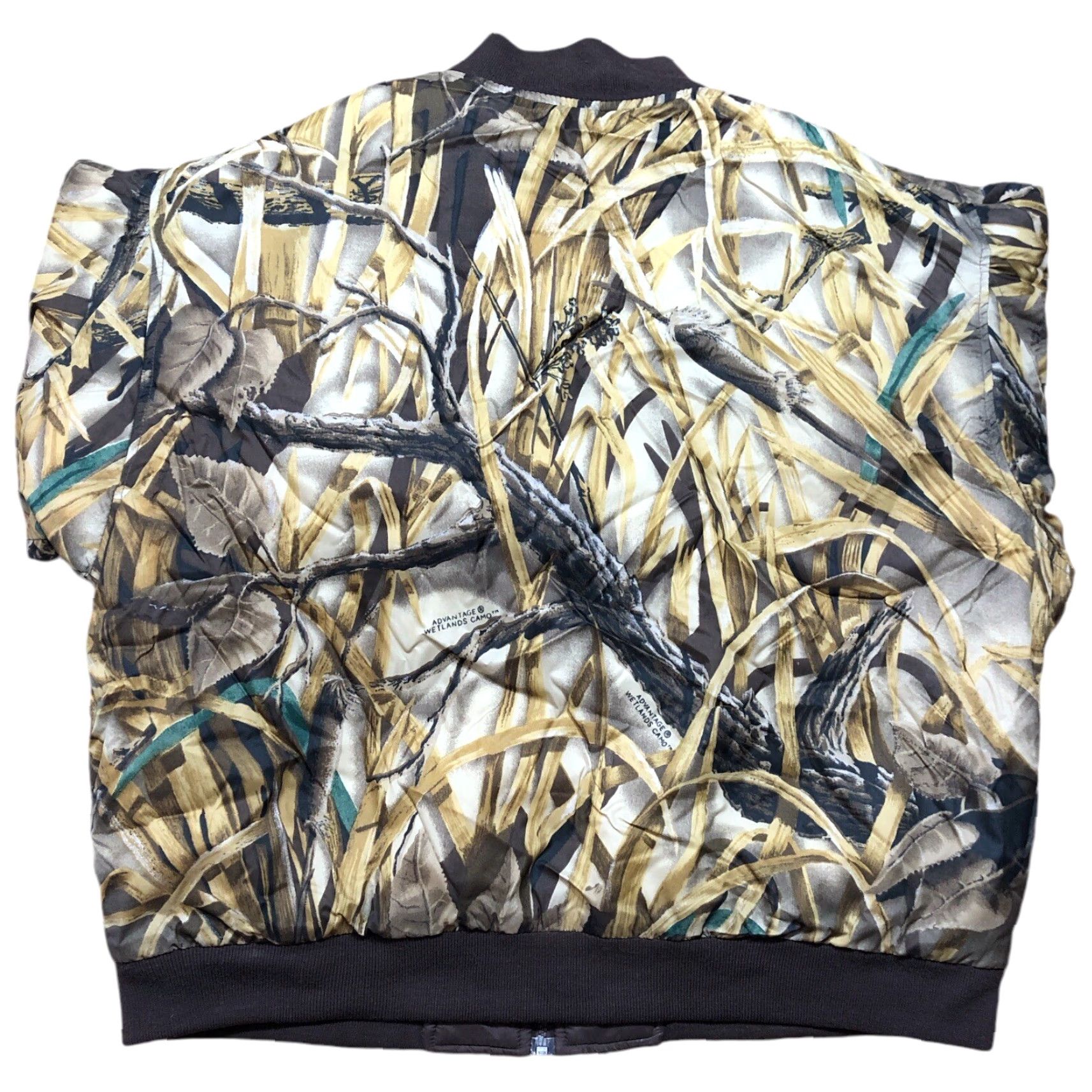 Vintage VINTAGE Woolrich Jacket Mens Large Camouflage Nylon Hooded Bomber Coat with Stand-Up Collar, 90s Grunge Outdoor Hunting Size US L / EU 52-54 / 3 - 3 Thumbnail