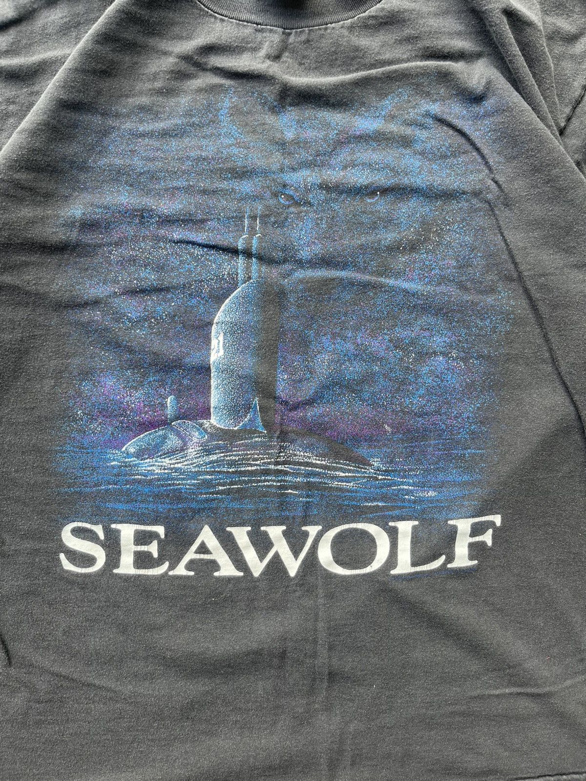 Vintage Vintage 1991 seawolf movie promo single stitch tee Size US XL / EU 56 / 4 - 2 Thumbnail