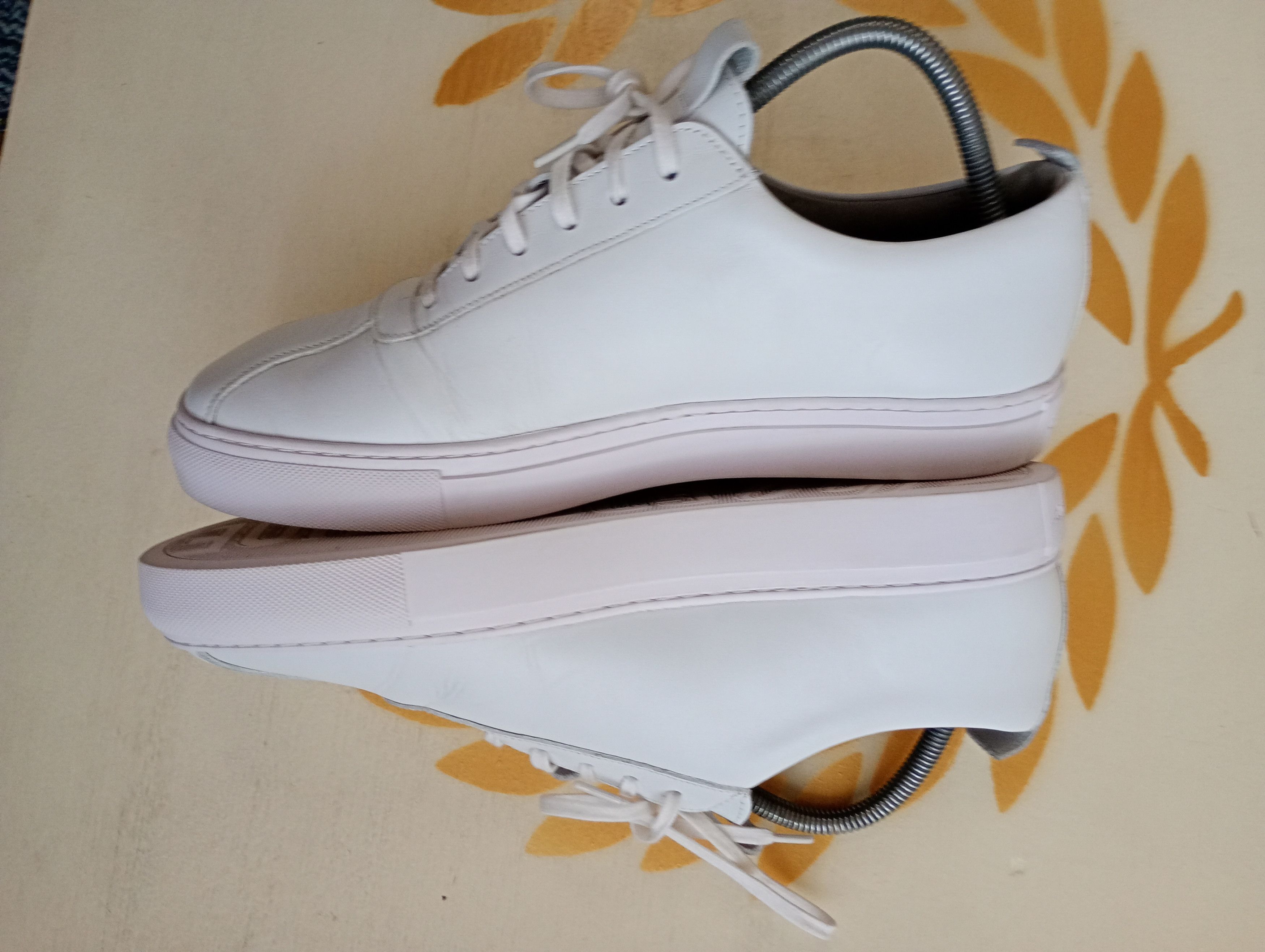 Grenson Grenson White Leather Sneakers Size US 8 / EU 41 - 10 Thumbnail