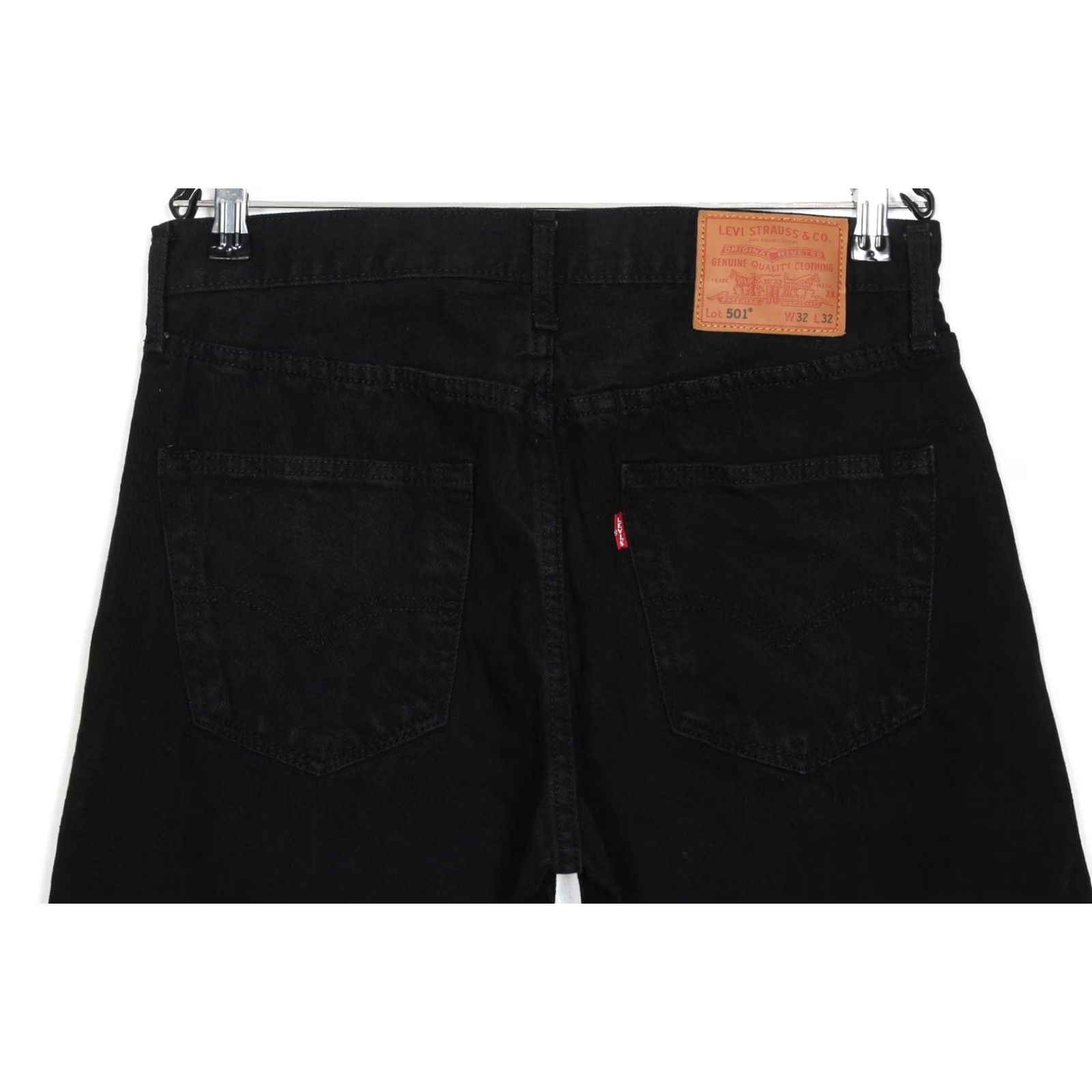 Levi's VINTAGE LEVI’S 501 PREMIUM Black Jeans Men W32 L32 Regular Straight DZ6319 Size US 32 / EU 48 - 4 Thumbnail