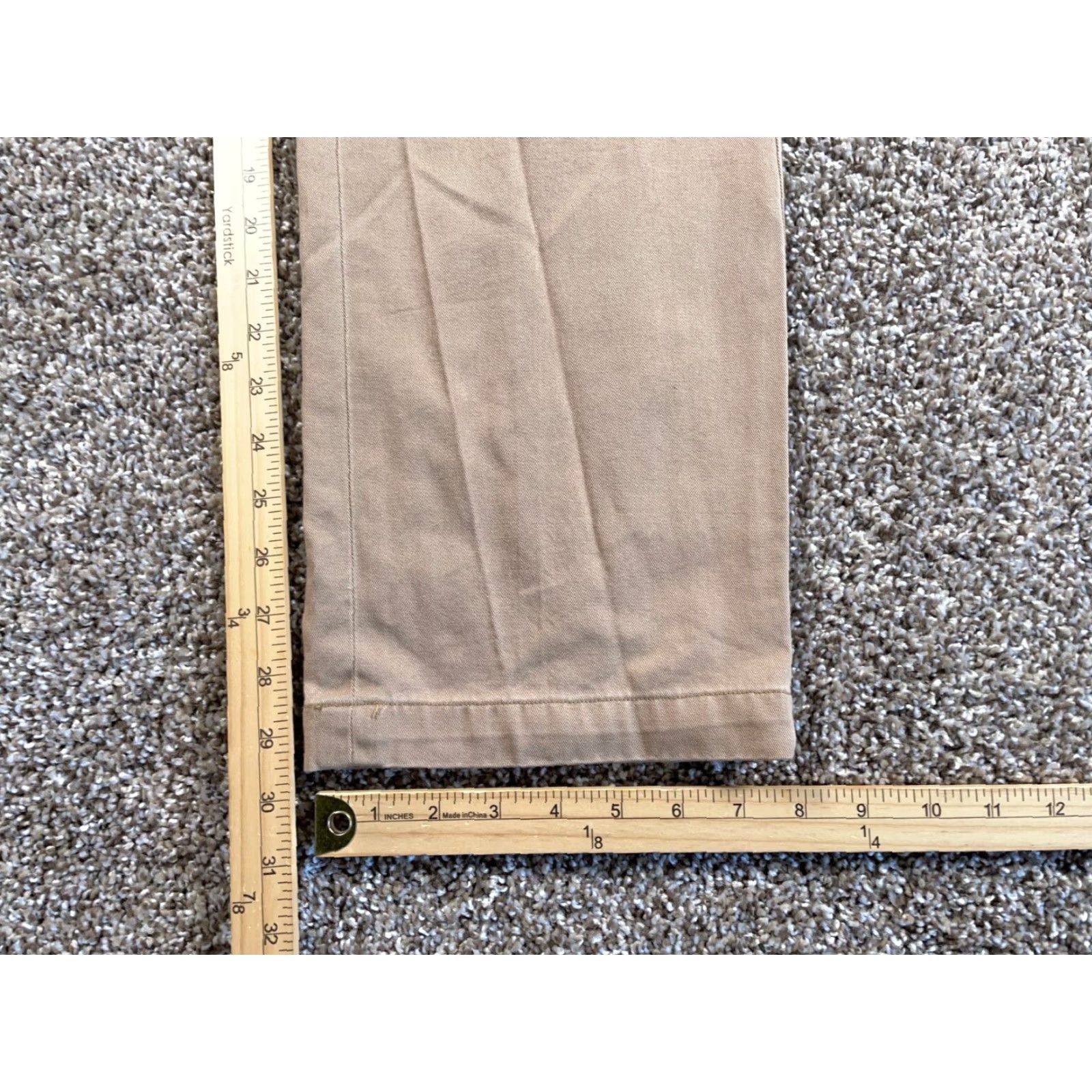Polo Ralph Lauren VINTAGE Polo Ralph Lauren Chino Pants Men’s 33 x 30 Beige Classic Fit Flat Front Cotton Size US XS / EU 42 / 0 - 6 Thumbnail
