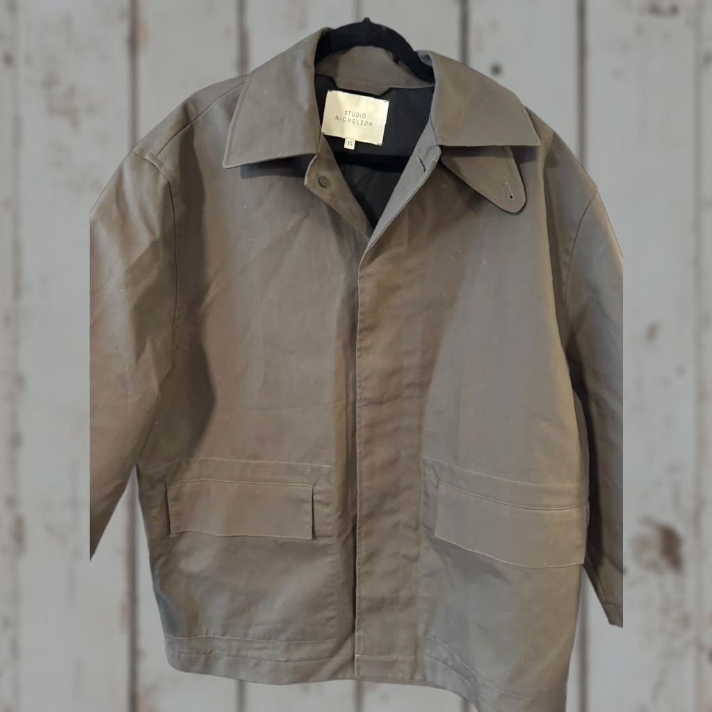 Studio Nicholson Studio Nicholson Measure Oversized Jacket Size XS Moss Black Size US XS / EU 42 / 0 - 1 Thumbnail