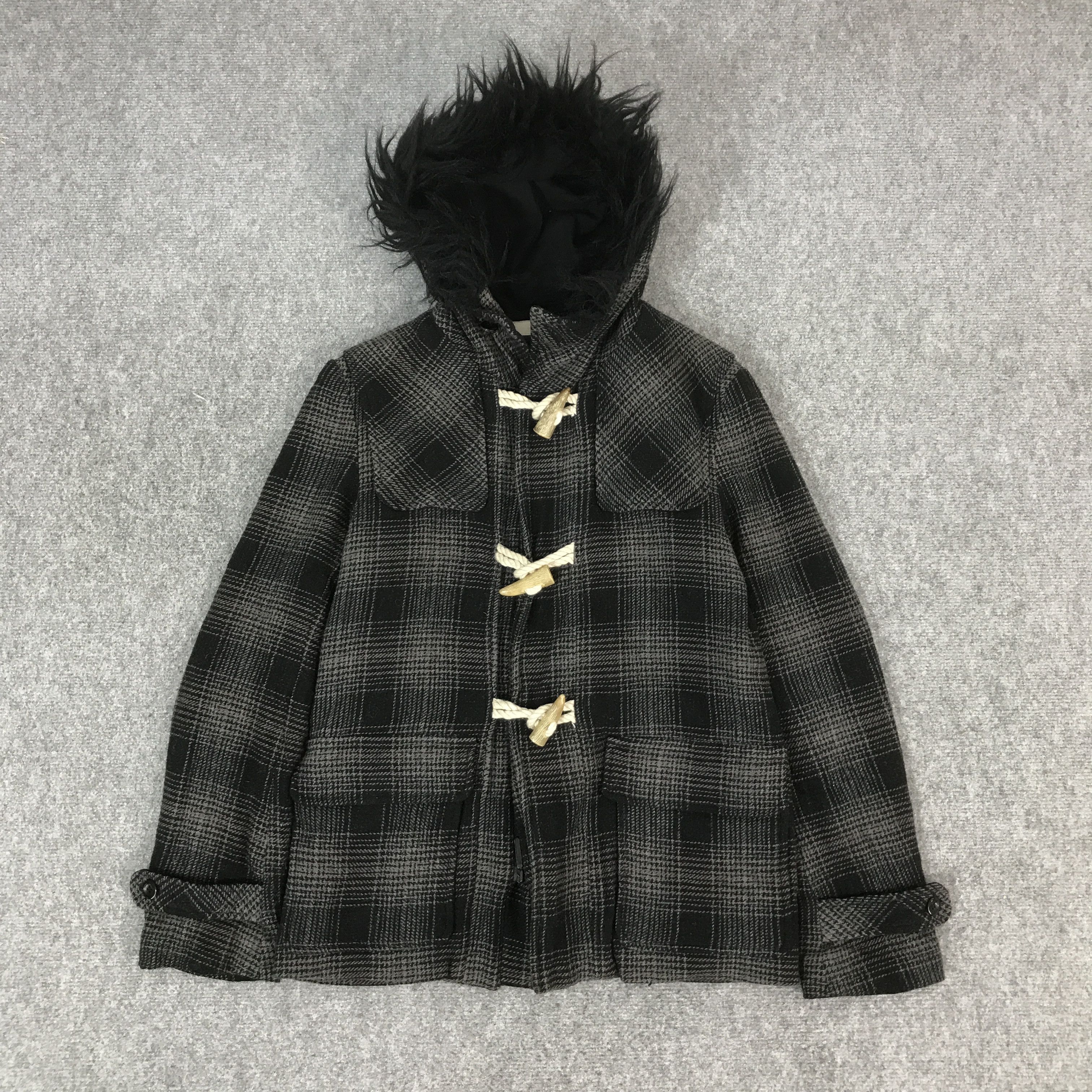 FACTOTUM FACTOTUM TARTAN JAPAN FUR HOODIE JACKET Size US M / EU 48-50 / 2 - 1 Thumbnail
