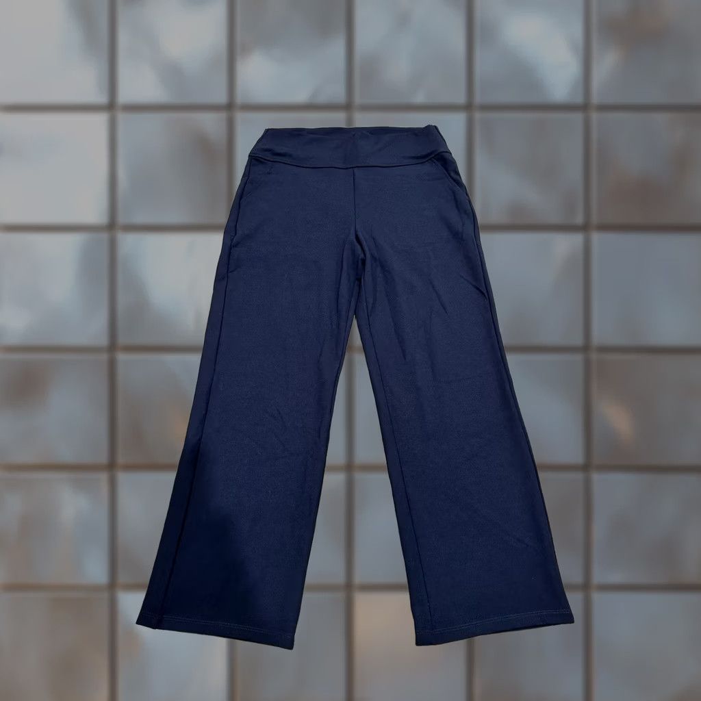 Vintage Saint & Sofia Capri Womens 8 Runway Pant Navy Women Slant Pockets High Waist Size 30" / US 8 / IT 44 - 1 Thumbnail