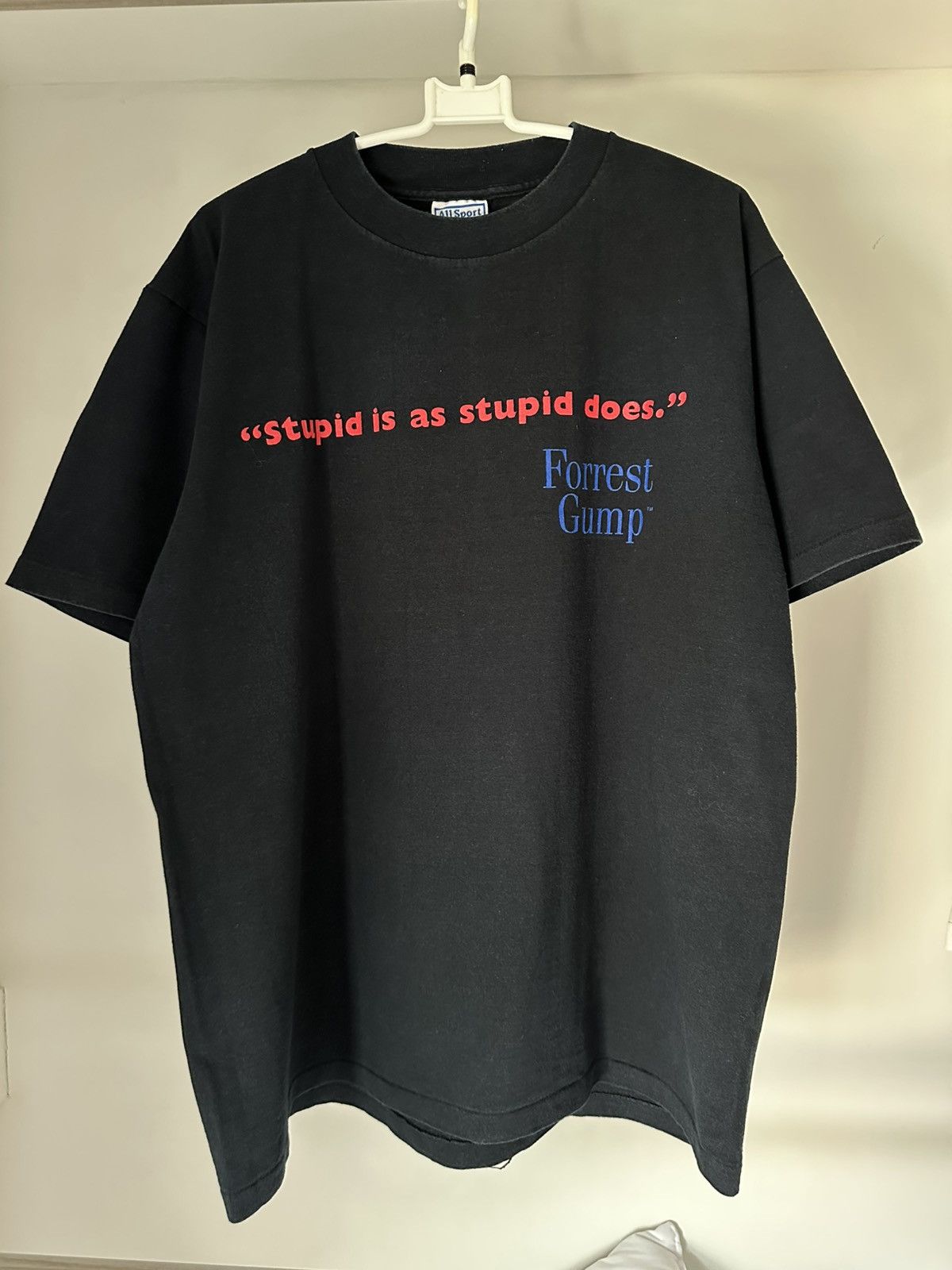 All Sport Vintage Forrest Gump “Stupid is as stupid Does” Size US L / EU 52-54 / 3 - 2 Thumbnail