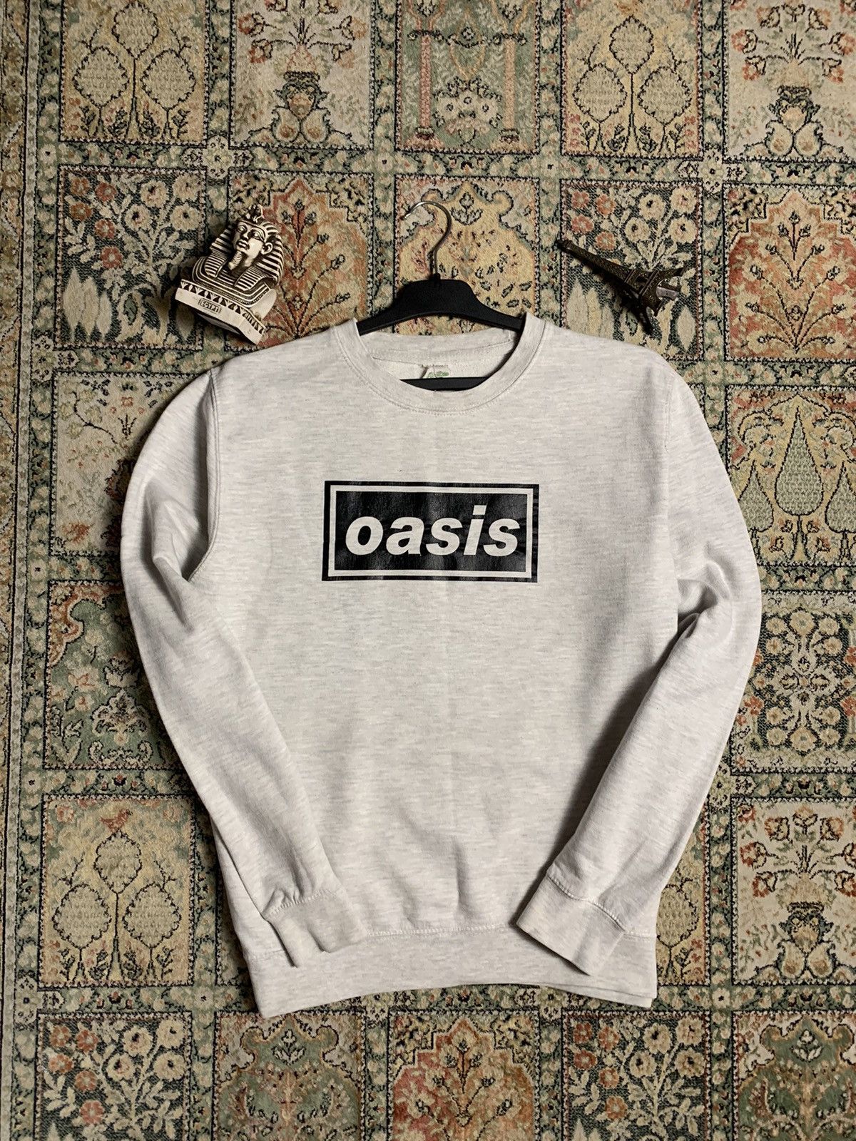 Band Tees × Vintage Vintage OASIS Band Rock navy boxy logo fit Merch Size US M / EU 48-50 / 2 - 1 Thumbnail