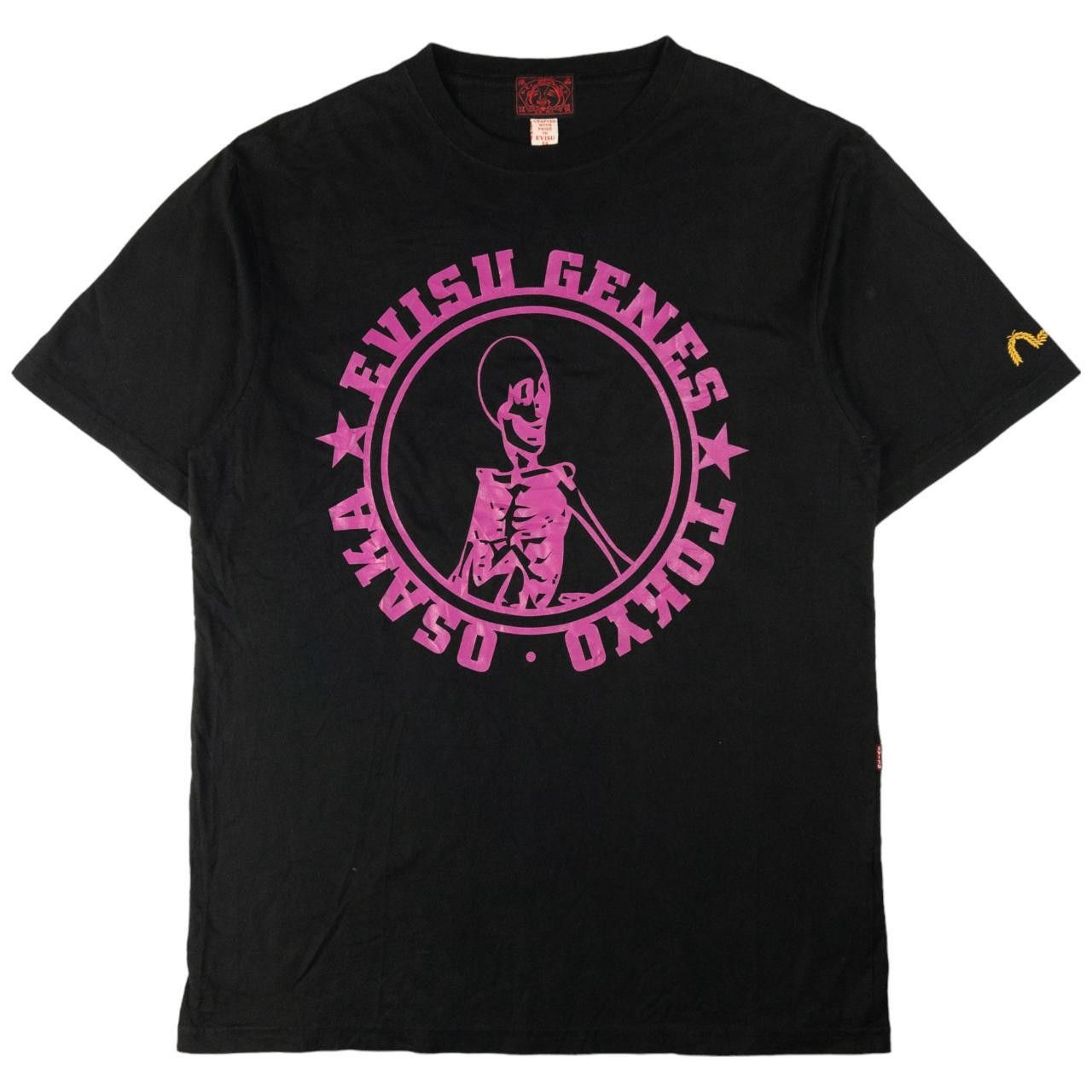 Evisu Vintage Evisu Genes Denim Master Graphic T Shirt Size M Size US M / EU 48-50 / 2 - 1 Thumbnail