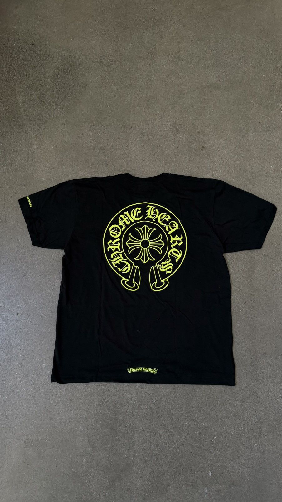 Chrome Hearts Chrome Hearts Neon Yellow Horseshoe Pocket T-Shir Size US XL / EU 56 / 4 - 1 Thumbnail
