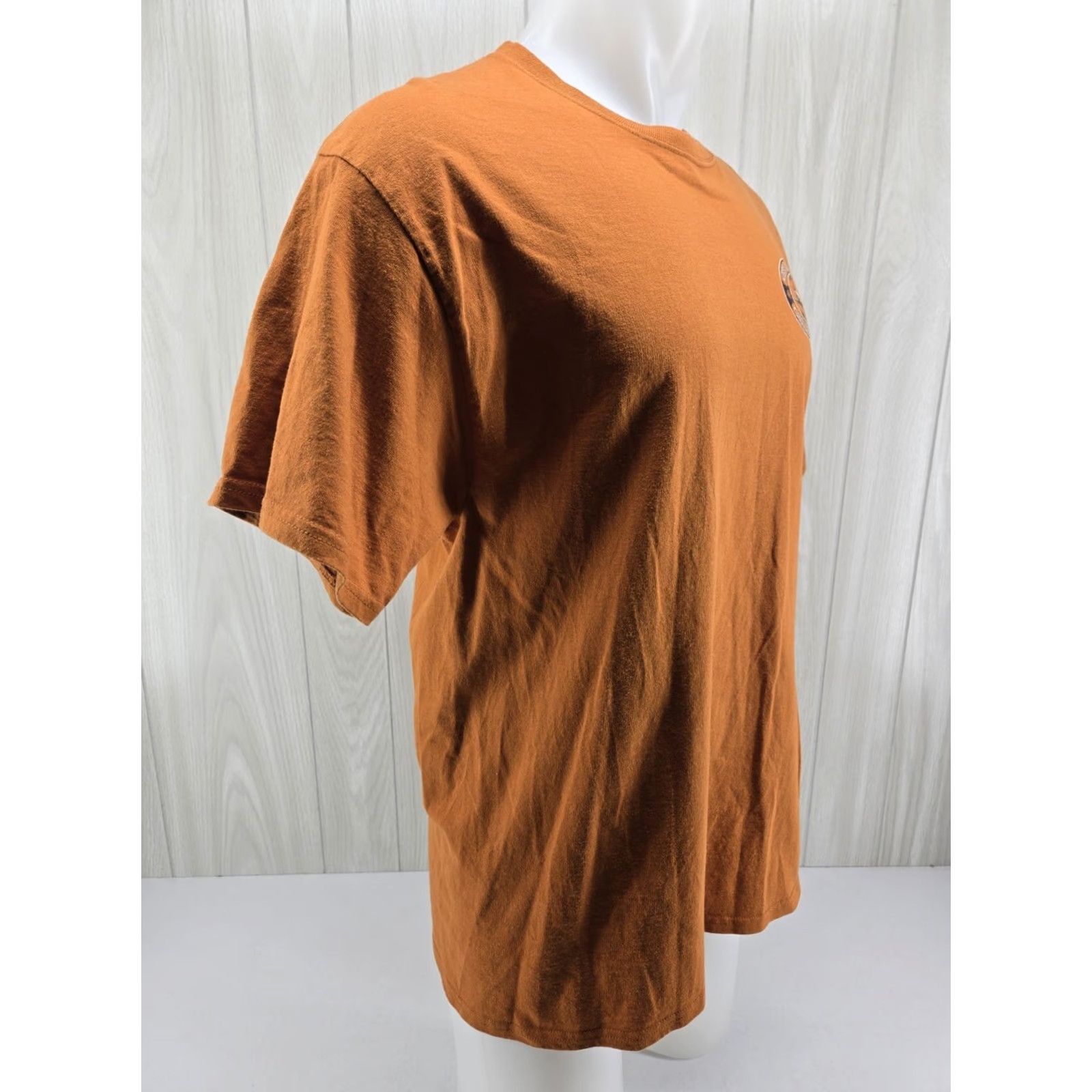Hanes VINTAGE USS YORKTOWN PATRIOT'S POINT South Carolina T Shirt LARGE Orange Mens Graphic Tee 90s Patriot Size US L / EU 52-54 / 3 - 7 Thumbnail