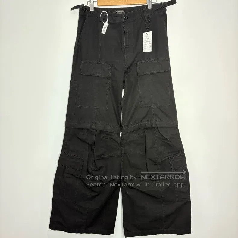 Balenciaga Balenciaga size M Flared Cargo Work Pants Size US 27 - 1 Thumbnail