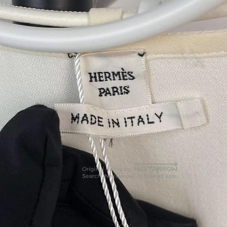 Hermes Hermes White Dress Size XS / US 0-2 / IT 36-38 - 3 Thumbnail