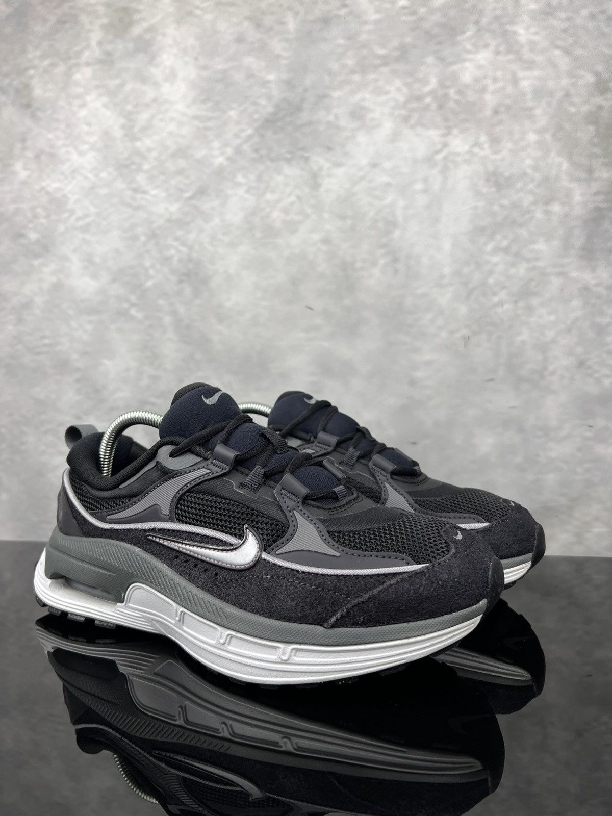 Nike Nike Air Max Bliss Black Silver | Men's 8.5 US / EUR 41 Size US 8.5 / EU 41-42 - 3 Thumbnail