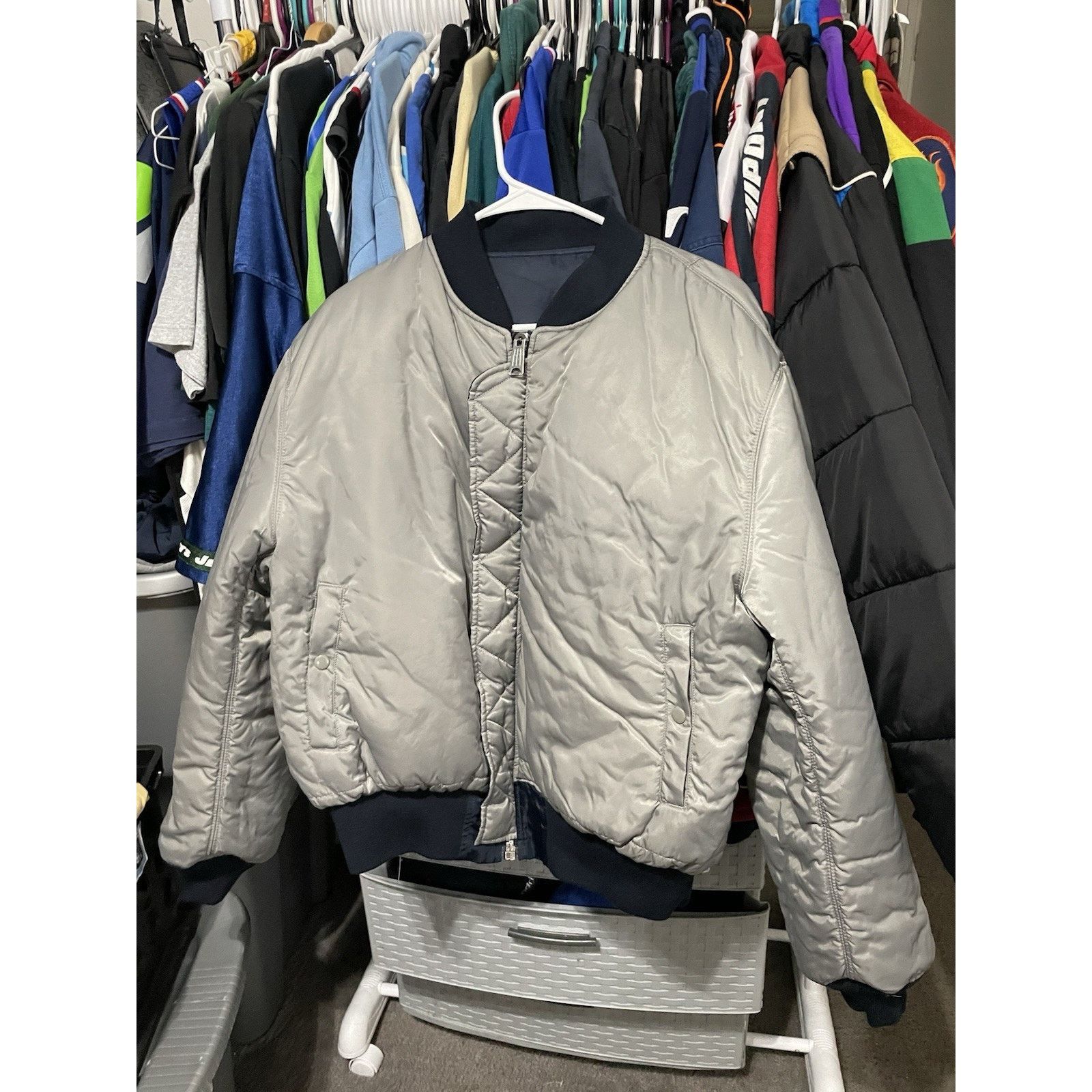 Chase Authentics SIZE L-VTG JEFF GORDON Reversible NASCAR Racing Puff Jacket Size US L / EU 52-54 / 3 - 3 Thumbnail