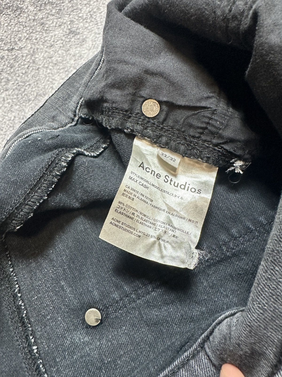 Acne Studios Y2K Acne Studios Jeans Pants Style Avant Garde Rare M USA Size US 32 / EU 48 - 7 Thumbnail