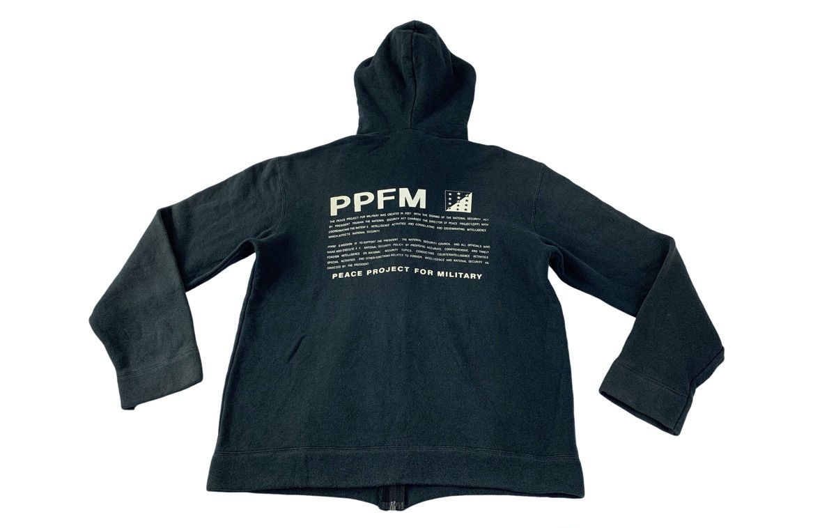 Other 90s PPFM Peace Project For Military Brand Hooded Full Zip Size US M / EU 48-50 / 2 - 1 Thumbnail