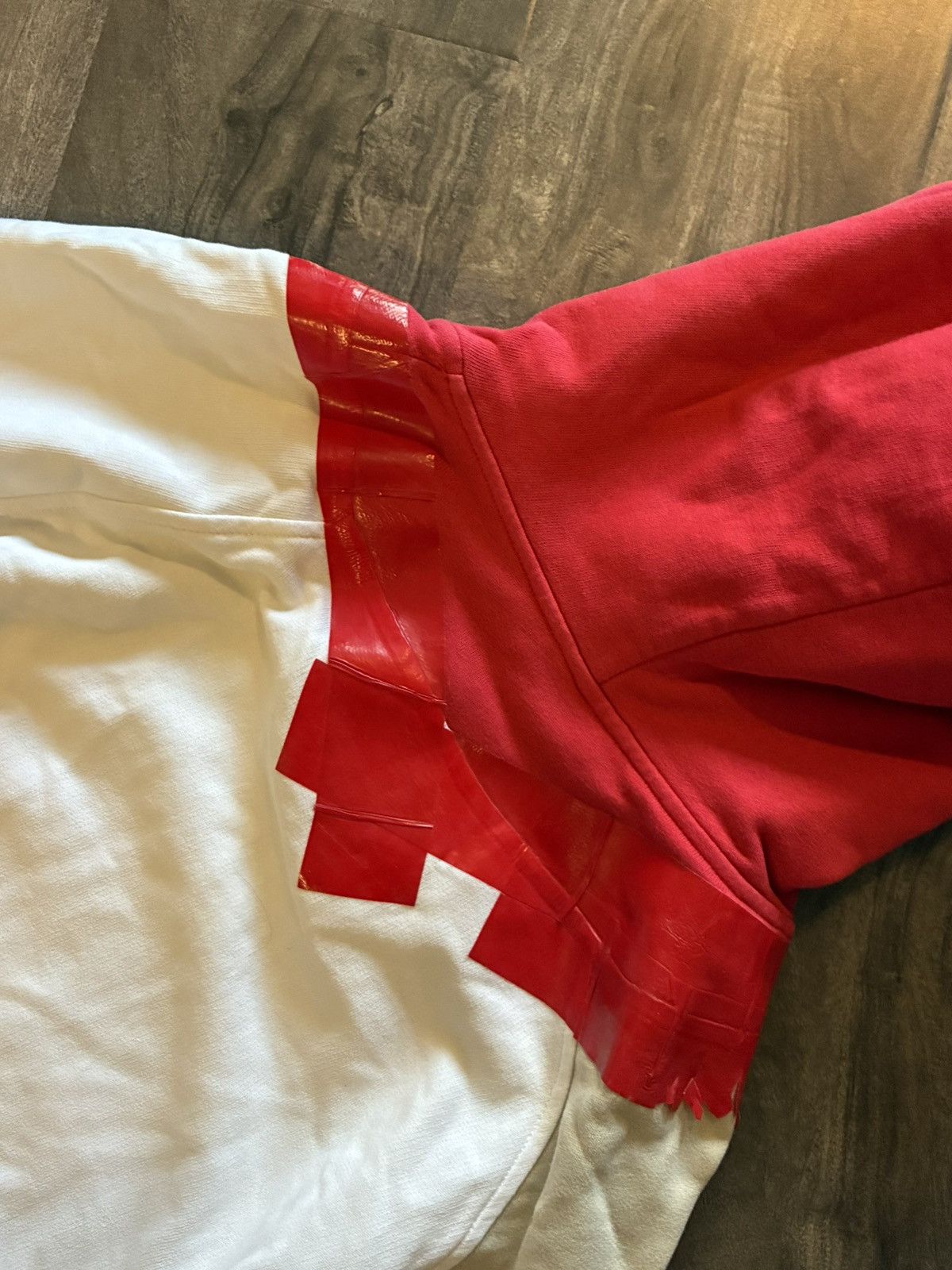 Raf Simons Raf Simons Oversized Tape Hoodie Size US S / EU 44-46 / 1 - 7 Thumbnail