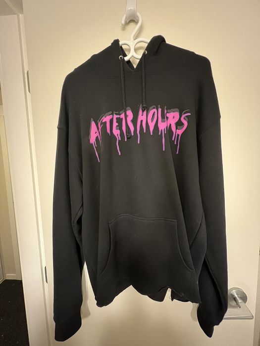 Vlone The Weeknd x VLONE After Hours Acid Drip Hoodie Black L