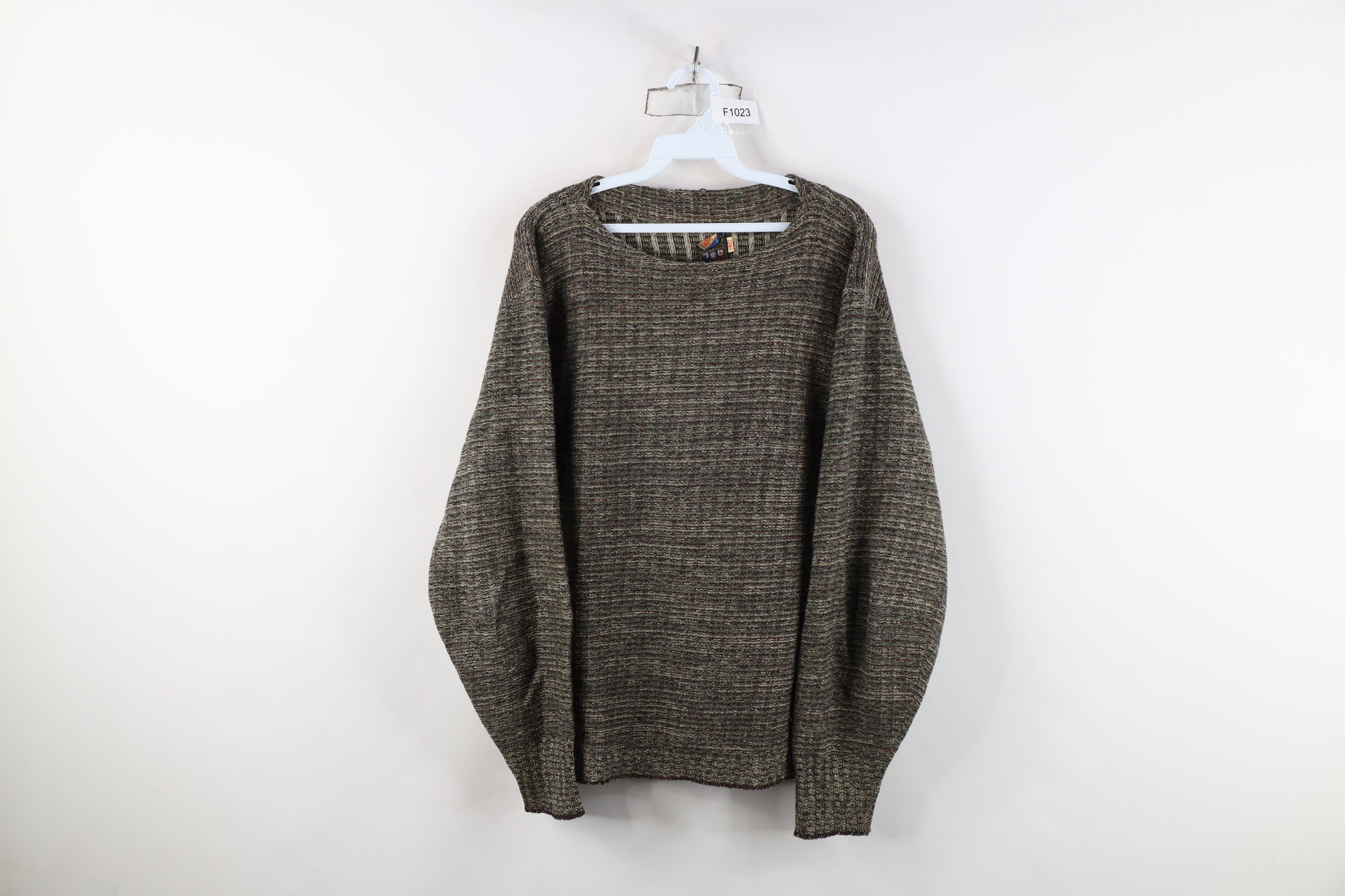 Vintage 40s 50s McGregor Blend Knit Sweater Distressed Italy