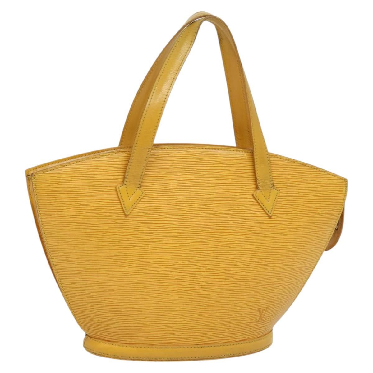 LOUIS VUITTON Epi Saint Jacques Hand Bag Yellow M52279