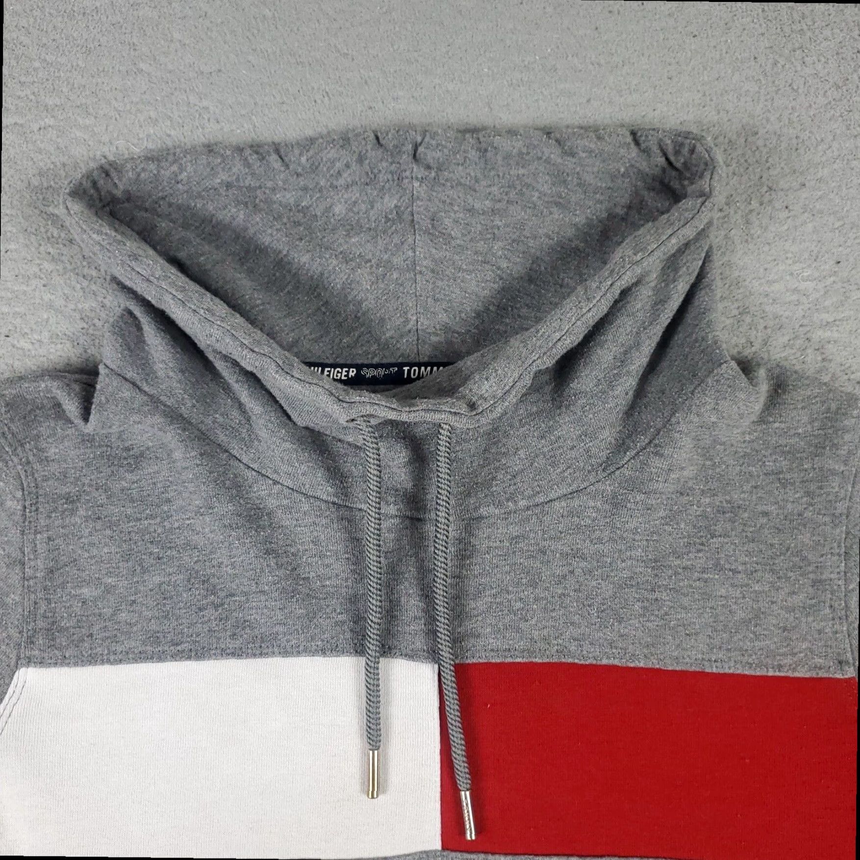 Tommy Hilfiger Tommy Hilfiger Sweatshirt Womens Medium Gray Hooded Pullover Casual Wear Size M / US 6-8 / IT 42-44 - 3 Thumbnail