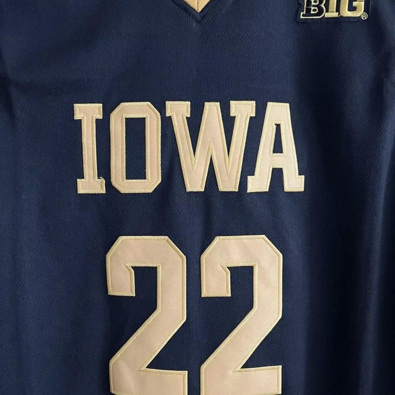 NCAA STEAL! 2020s NCAA IOWA Home Jersey #22 Clark Size US L / EU 52-54 / 3 - 4 Thumbnail