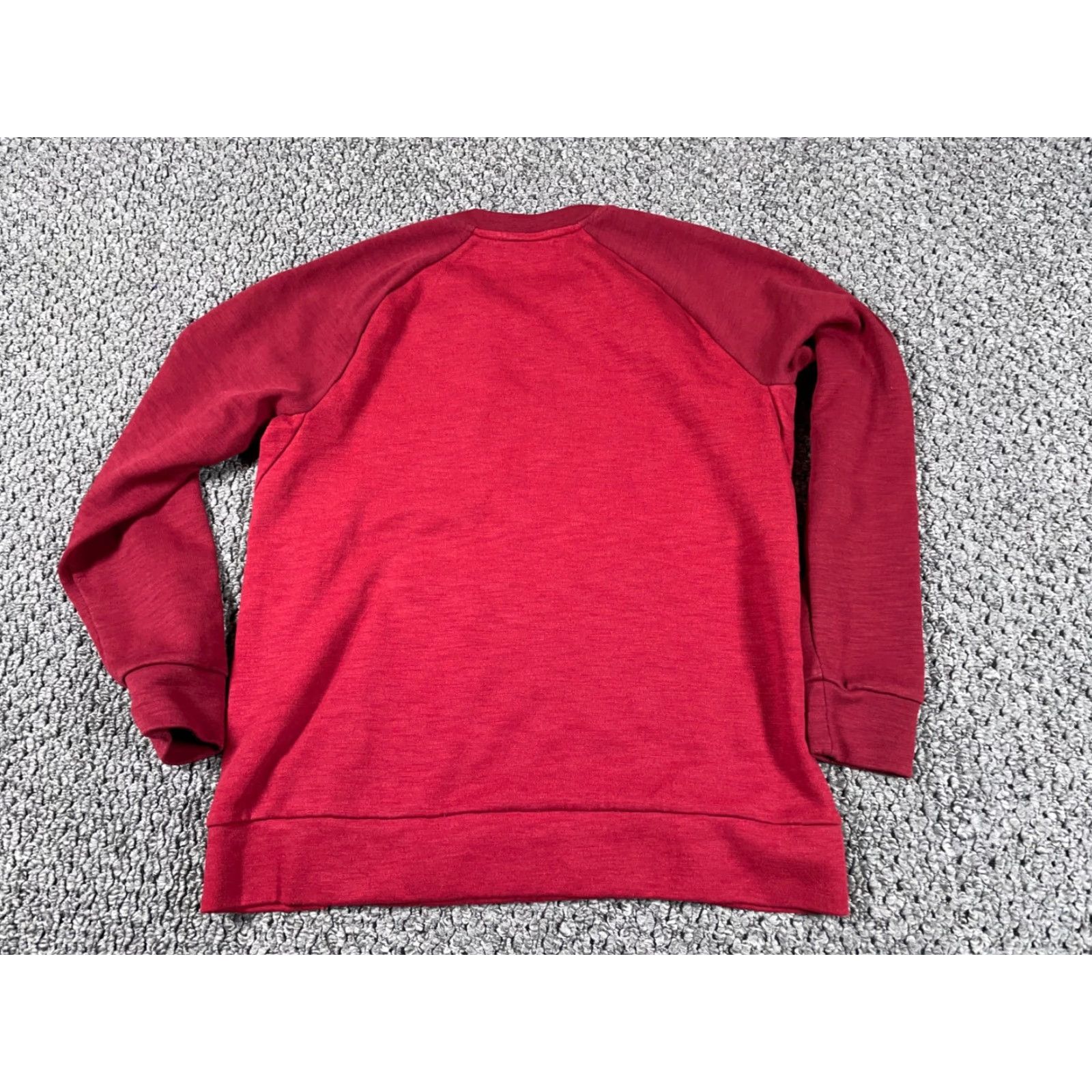 Nike Nike Sweatshirt Crewneck Optic Red Adult Medium Pullover Fleece Logo 90s Retro Sports Mens Shirt Size US M / EU 48-50 / 2 - 2 Thumbnail