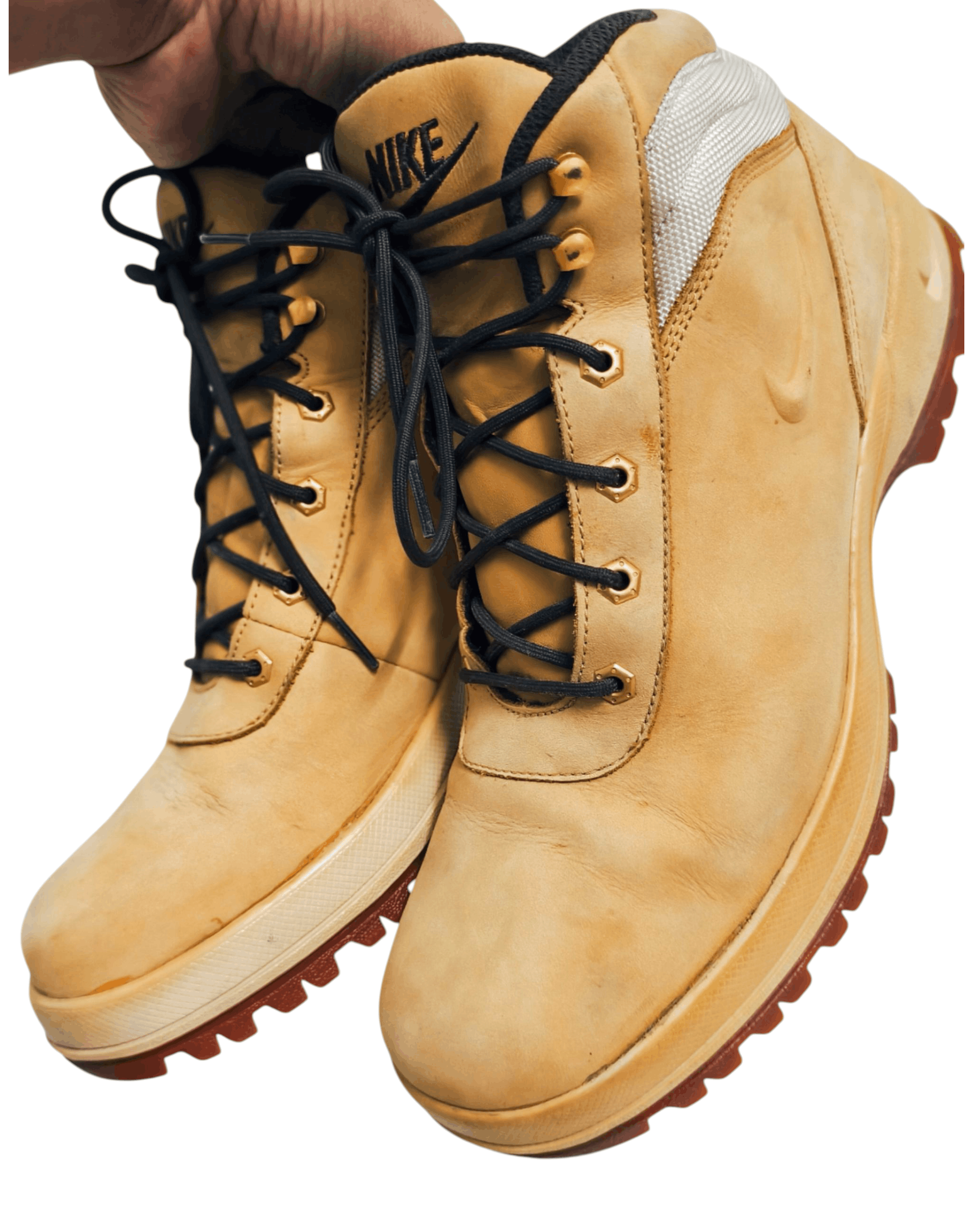 Nike Nike Madara Beige Genuine Leather Hiking Winter Shoes Boots Size US 11 / EU 44 - 2 Thumbnail