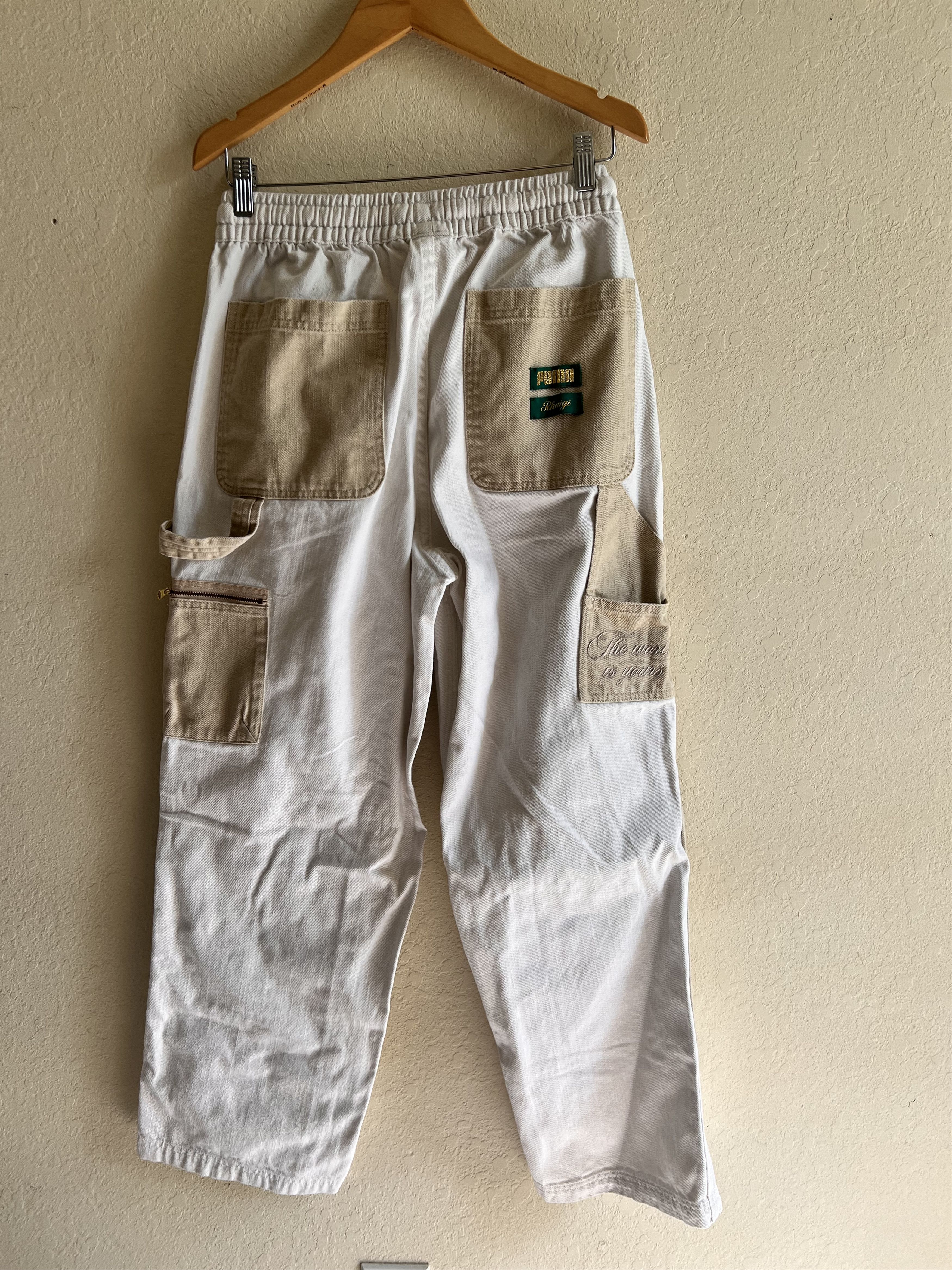 Puma [S] Puma x Rhude Rhuigi heavy cotton double knee pants white Size US 32 / EU 48 - 5 Thumbnail