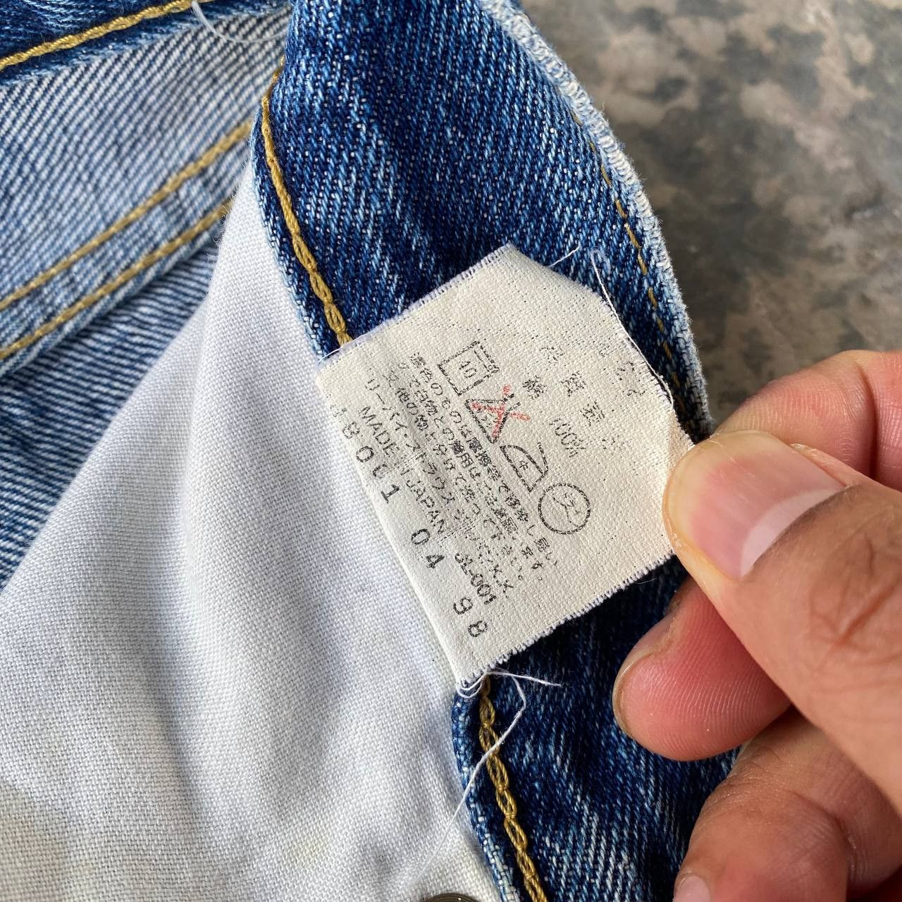 Levi's Vintage Clothing Vintage Levi’s 503BXX 90's Selvedge Denim Big E Repro 1950s Size US 29 - 13 Thumbnail