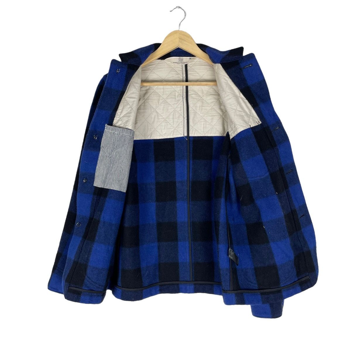 BEAUTY&YOUTH ❄️UNITED ARROWS WOOL BLUE TARTAN FLANNEL JACKET LIKE FILSON Size US M / EU 48-50 / 2 - 9 Thumbnail