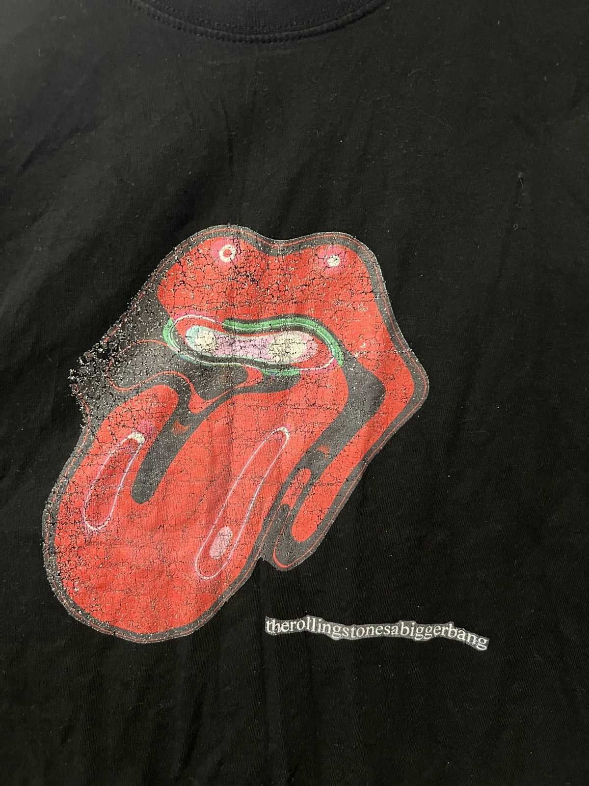 Band Tees 2006/2007 VINTAGE THE ROLLING STONES A BIGGER BAND TOUR AOP Size US M / EU 48-50 / 2 - 3 Thumbnail