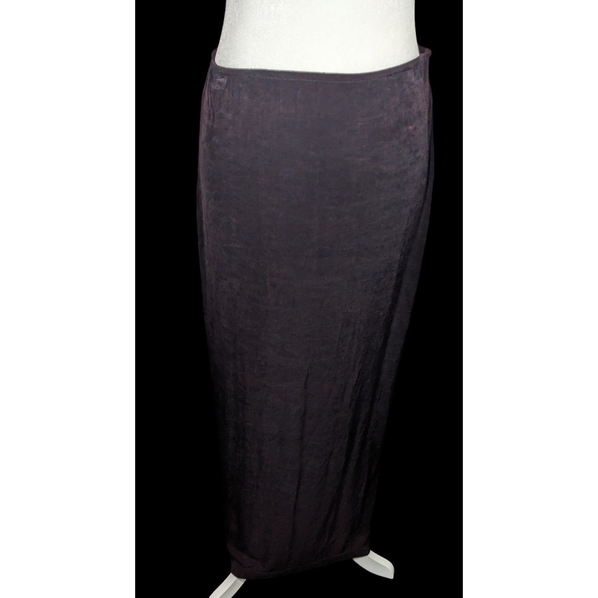 Other Vintage Studio C Corporate Goth Vampire Black Shimmer Maxi S Size 26" / US 2 / IT 38 - 1 Thumbnail