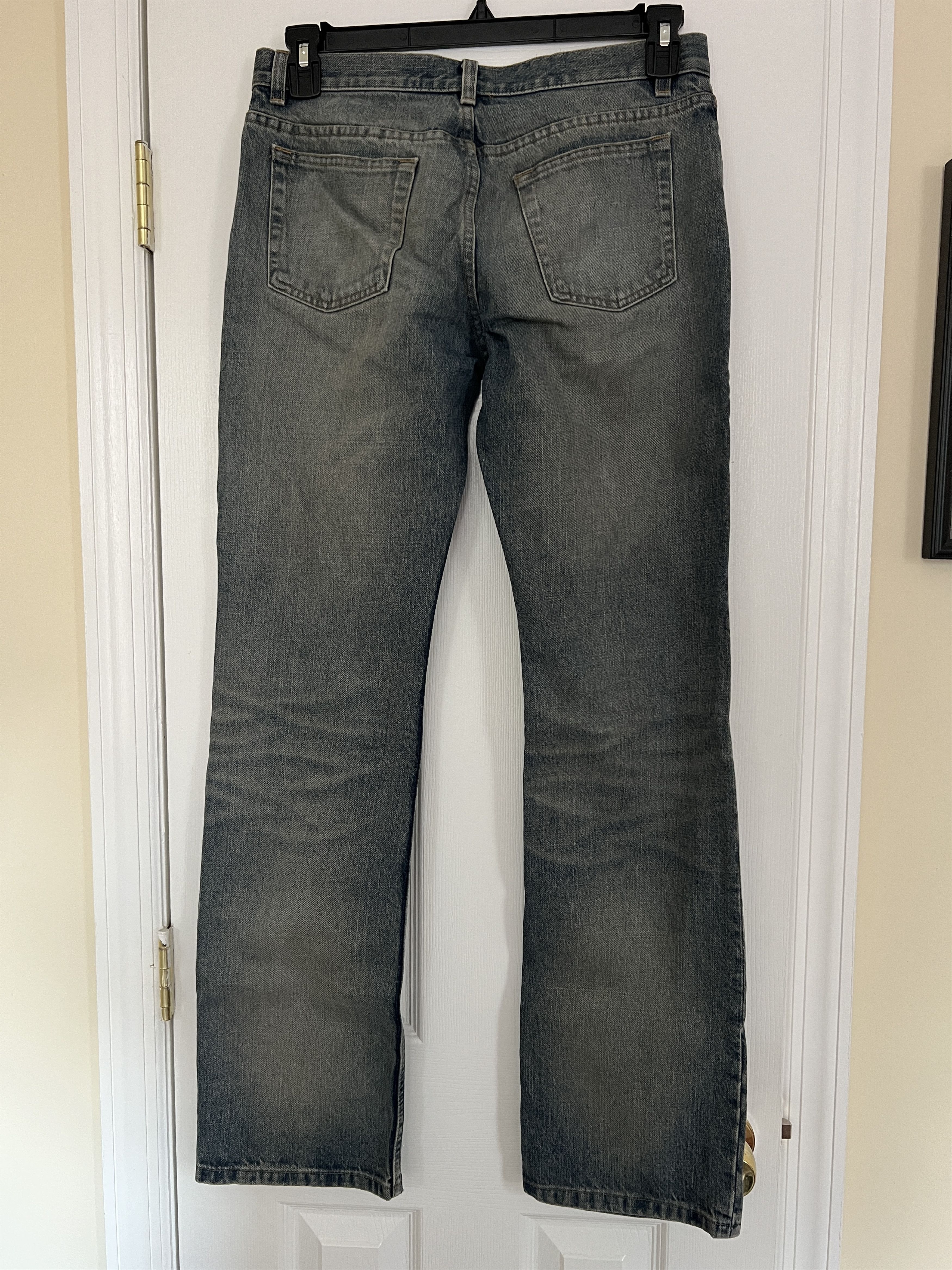 パンツ HELMUT LANG vintage sanded denim archive Helmut Lang 1998 Vintage Sanded Broken Denim Painter Jeans