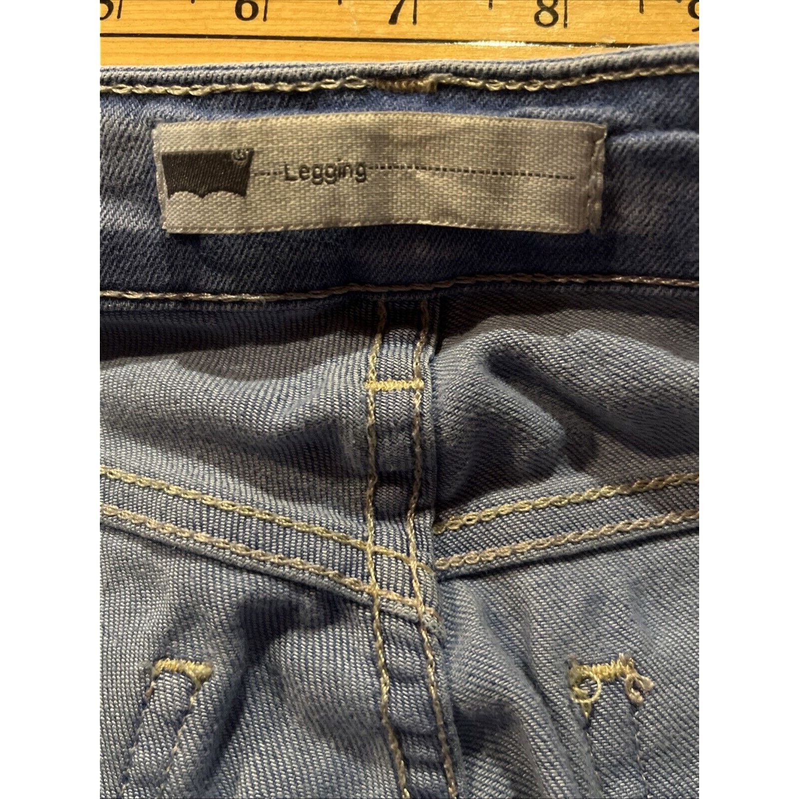 Levi's Levi’s Signature Totally Shaping Legging Blue Women’s 26x29 Size 26" / US 2 / IT 38 - 10 Thumbnail