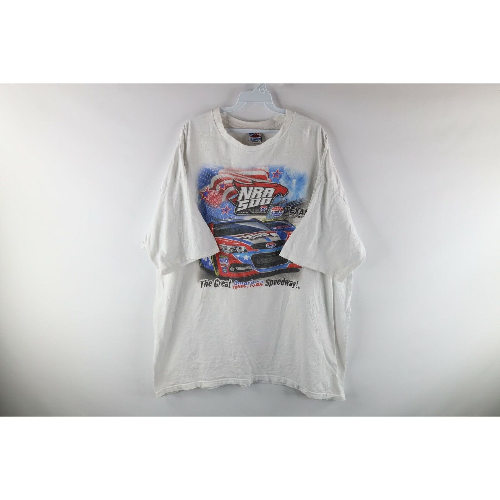 Vintage Vintage Distressed NRA 500 Short Sleeve T-Shirt 3XL Size US XXL / EU 58 / 5 - 1 Thumbnail