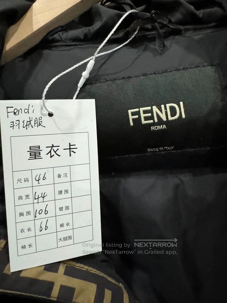 Fendi Fendi Monogram Down Jacket. Size US M / EU 48-50 / 2 - 4 Thumbnail