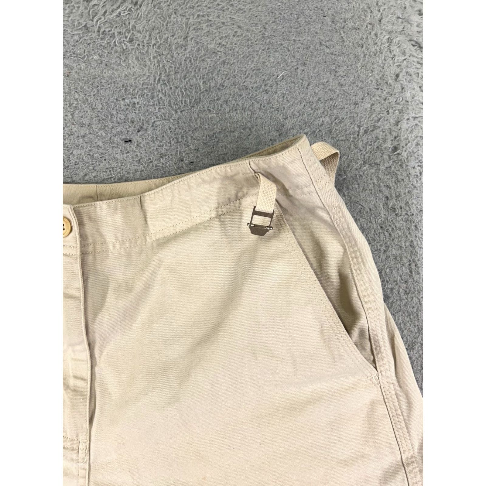 Ralph Lauren Lauren Ralph Lauren Shorts Womens 8P Chino Beige High Rise Cotton Twill Pocket Slim Buckle Casual Golf 90s Mens? Size 30" / US 8 / IT 44 - 5 Thumbnail