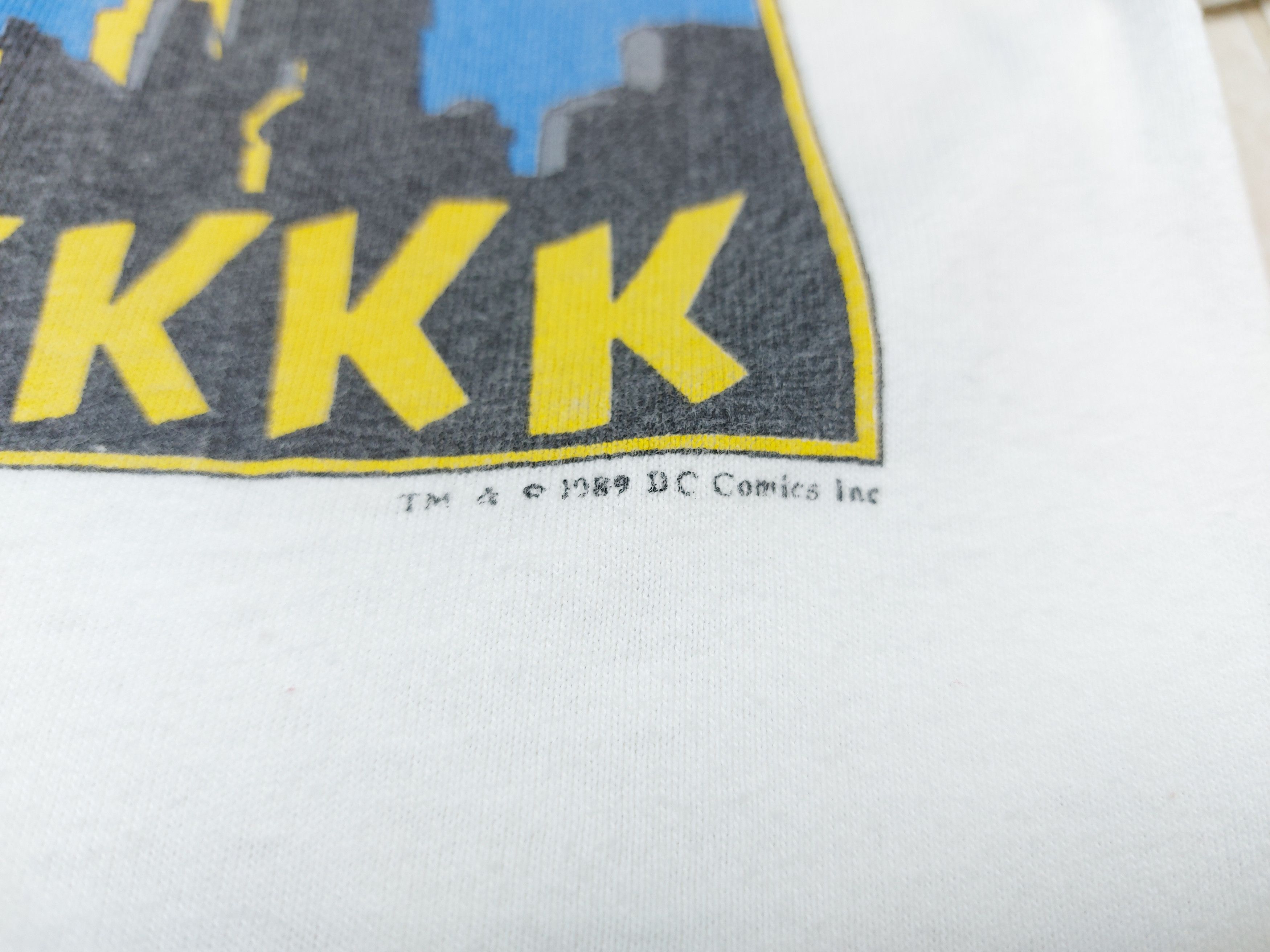 DC Comics × Vintage Vintage 80s Batman Dc Comics 1989 Dubble-Sided TEE Size US M / EU 48-50 / 2 - 5 Thumbnail
